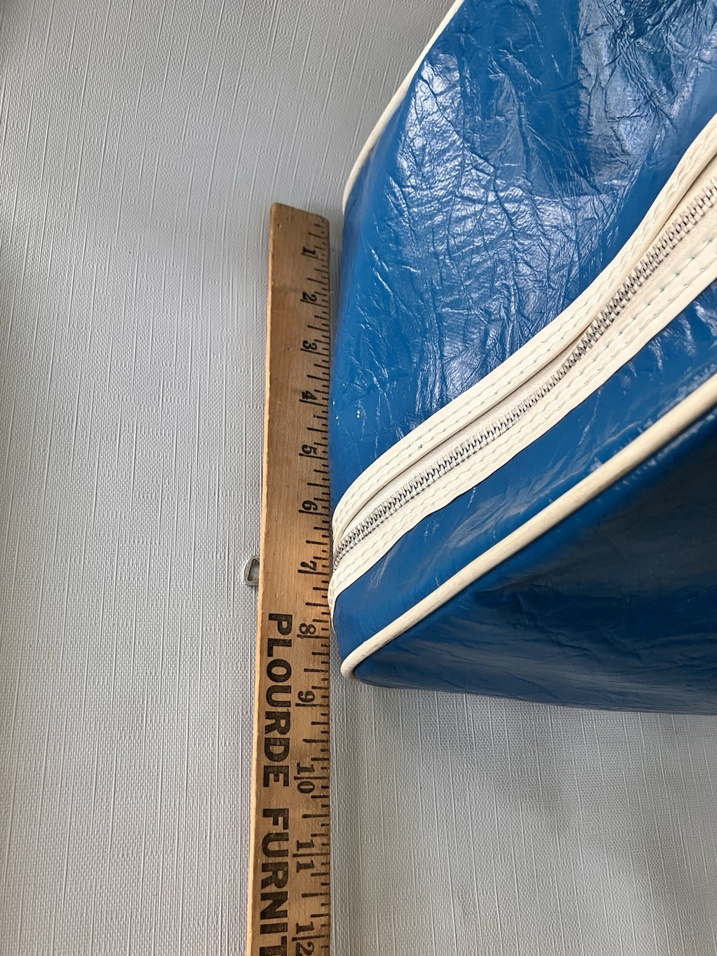 Vintage AMF Volt Blue Floral Print Bowling Bag