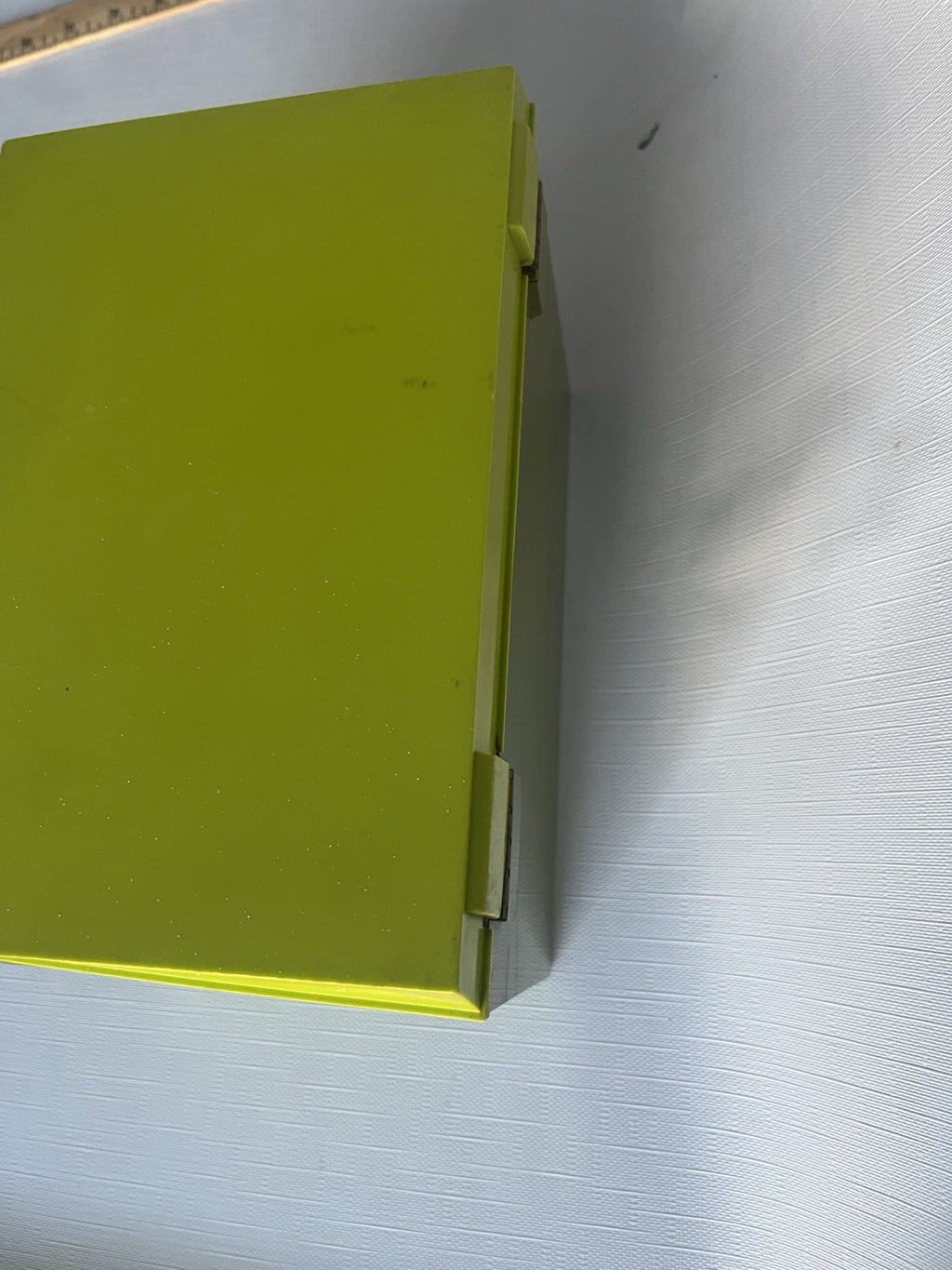 Vintage Betty Crocker Recipe Card Library Avocado Lime Green Box 1971 Recipes 