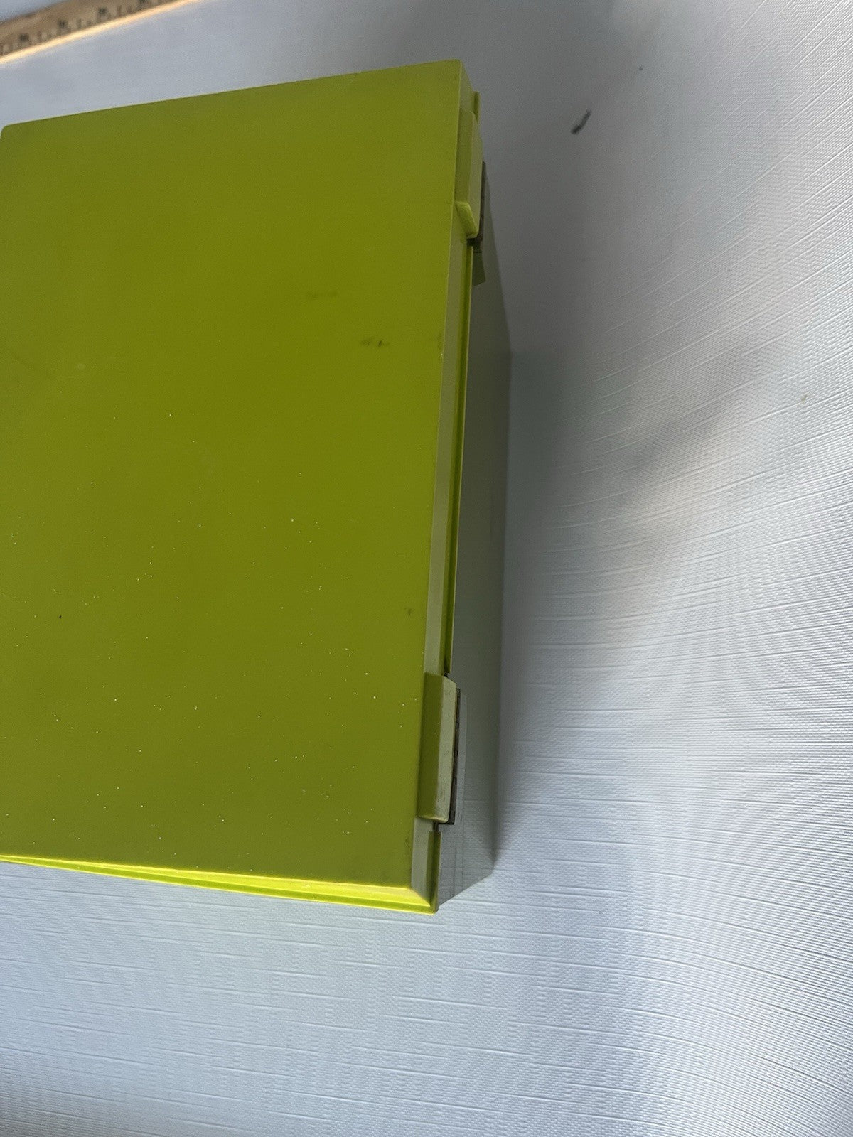 Vintage Betty Crocker Recipe Card Library Avocado Lime Green Box 1971 Recipes 