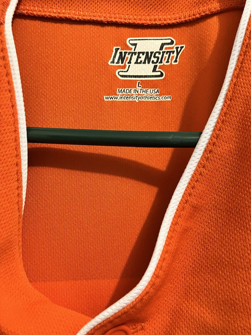Intensity Athletics Orange Diablos Jersey “12” Size Large Adult