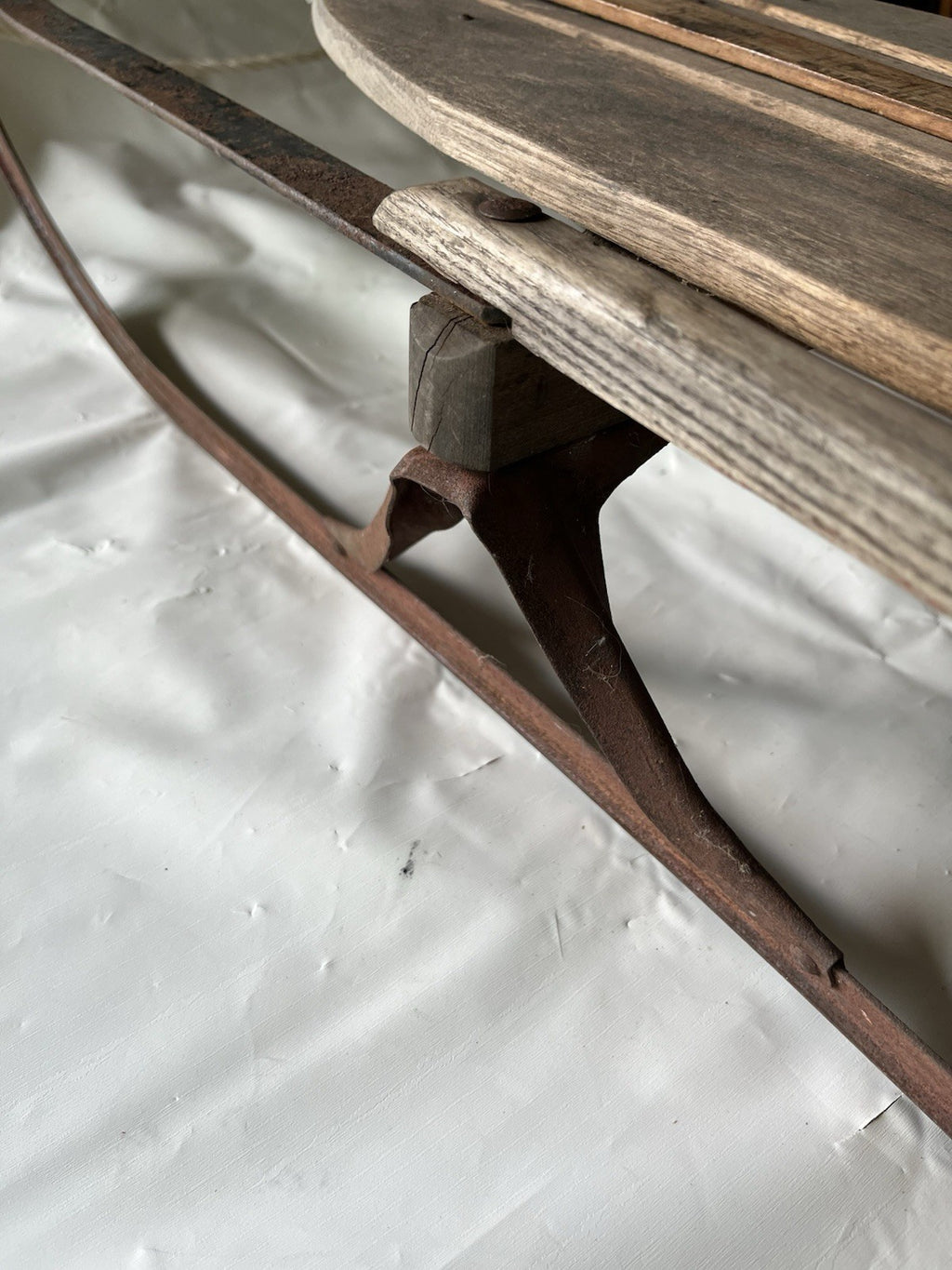Vintage Speedway Snow Sled Model 846 Made Paris Maine