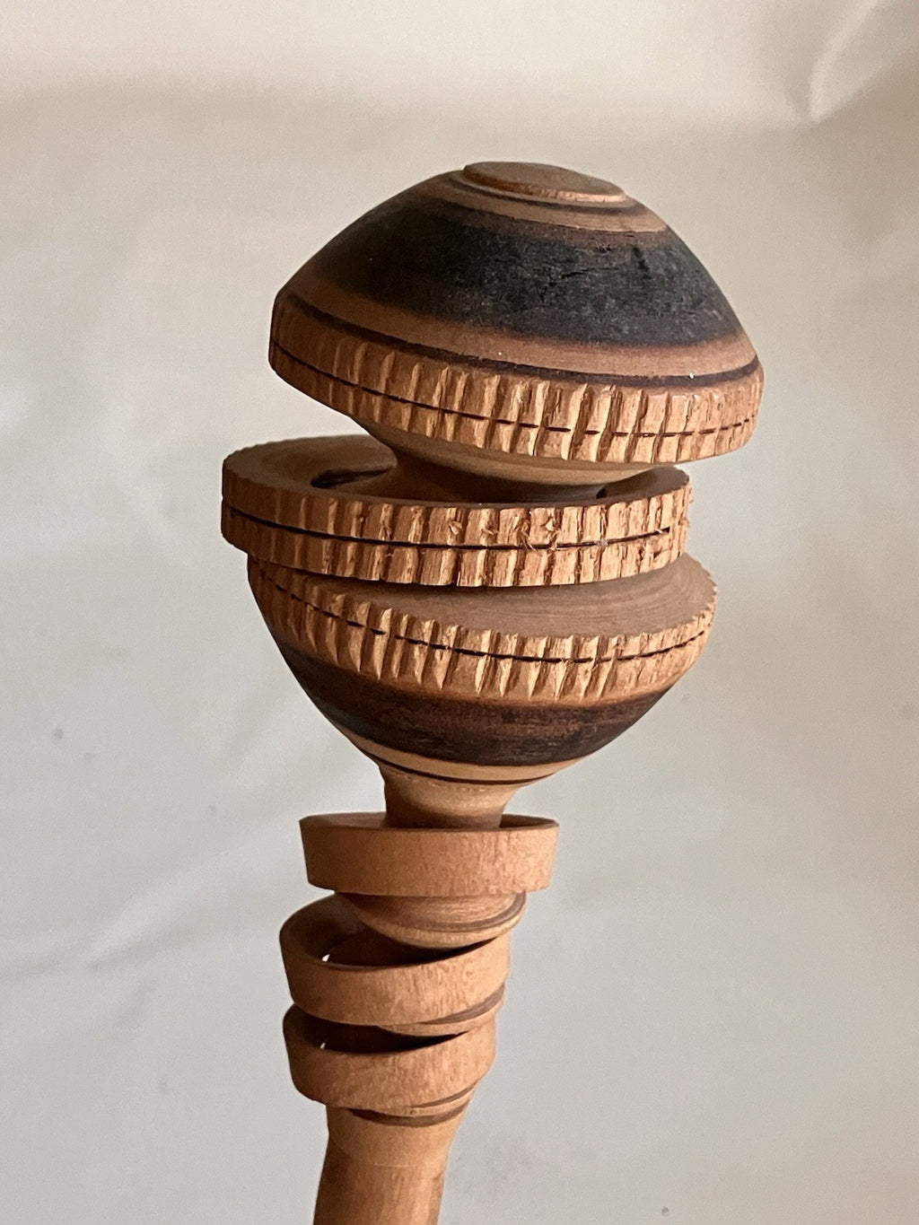 Vintage Authentic Molinillo Mexican Wooden Whisk-EVC!!
