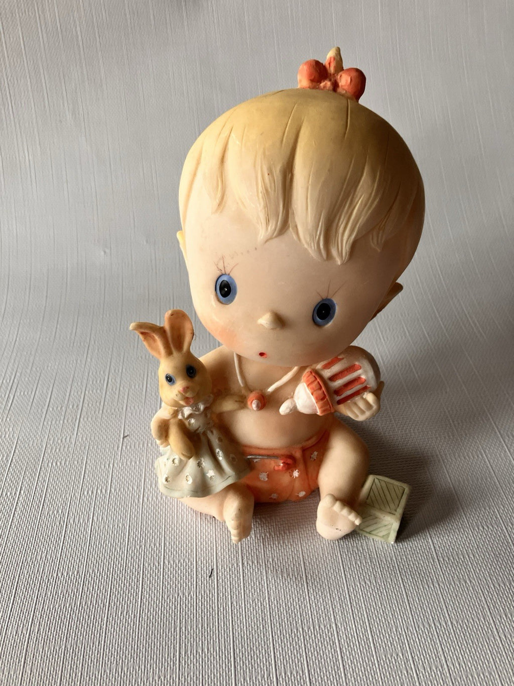 Vintage 1950s Baby Fine Anklets, Figurine And Botany Magazine