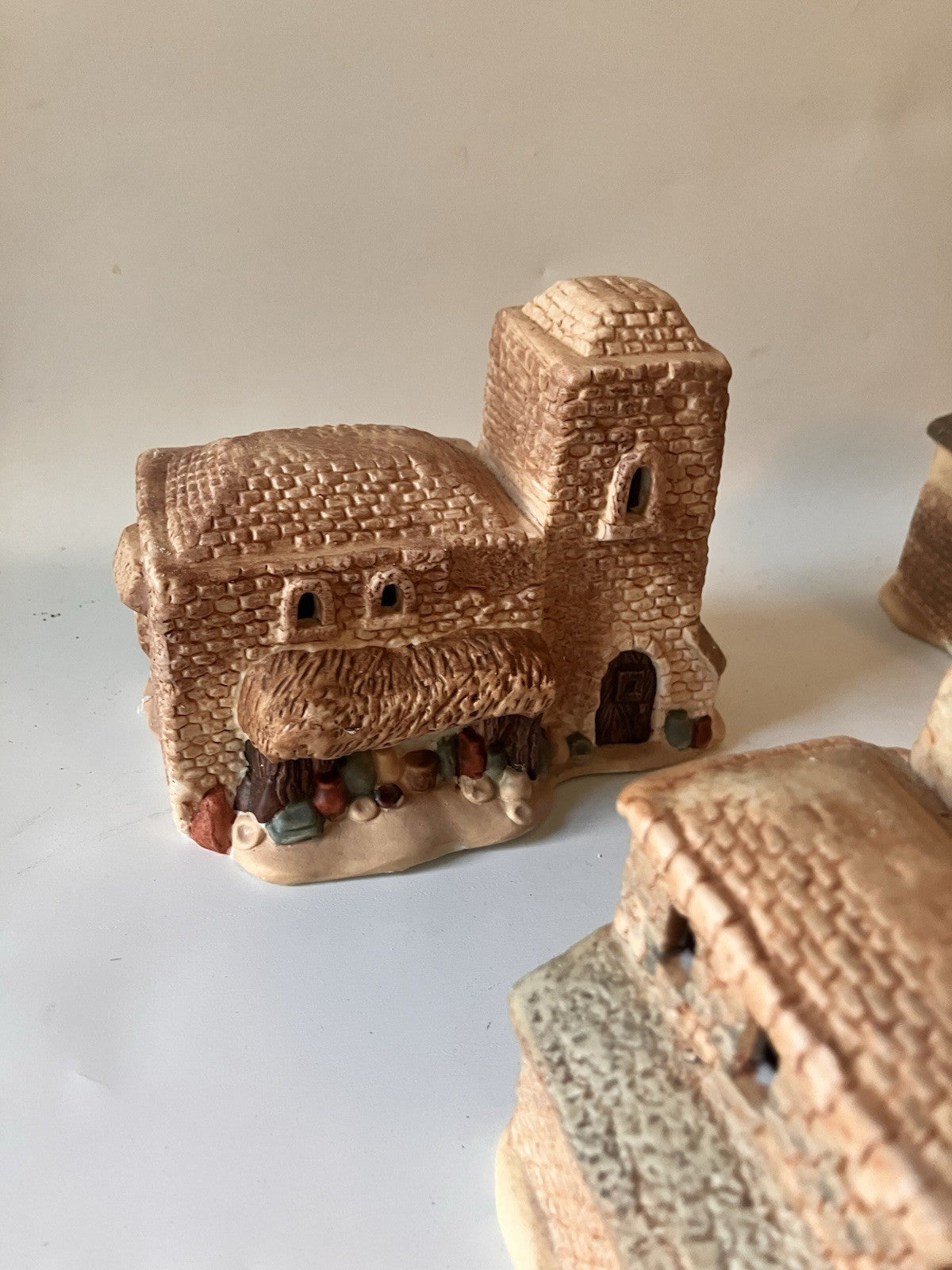 Vintage Ceramic Little Town Of Bethlehem’s Nativity Scene With Original Box