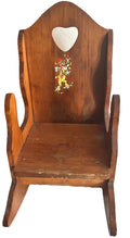 Vintage Wooden Child’s Rocking Chair, 24” Tall