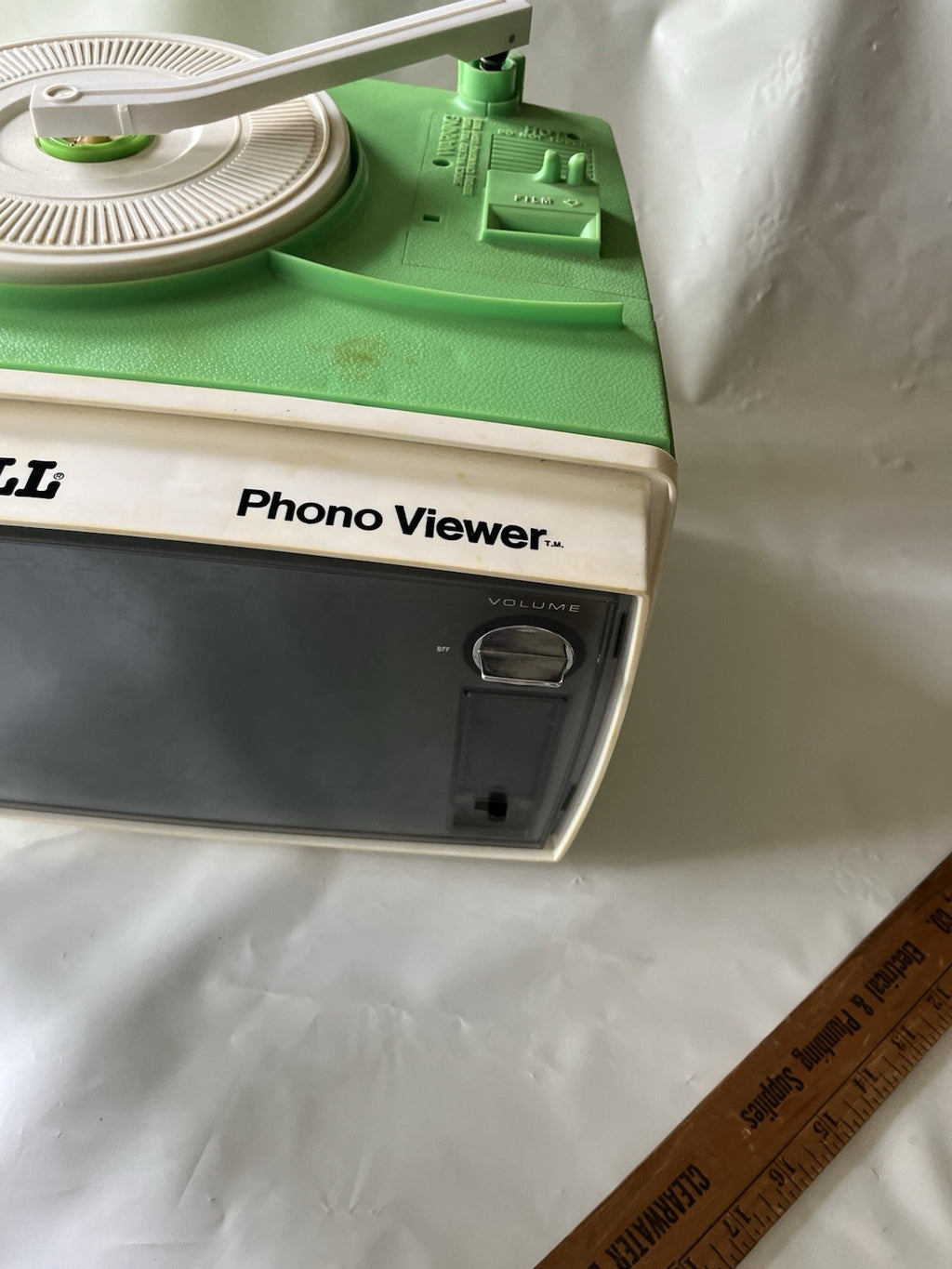 Vintage Child Guidance Show ‘N Tell Green Phono-viewer. Working Condition, GVC