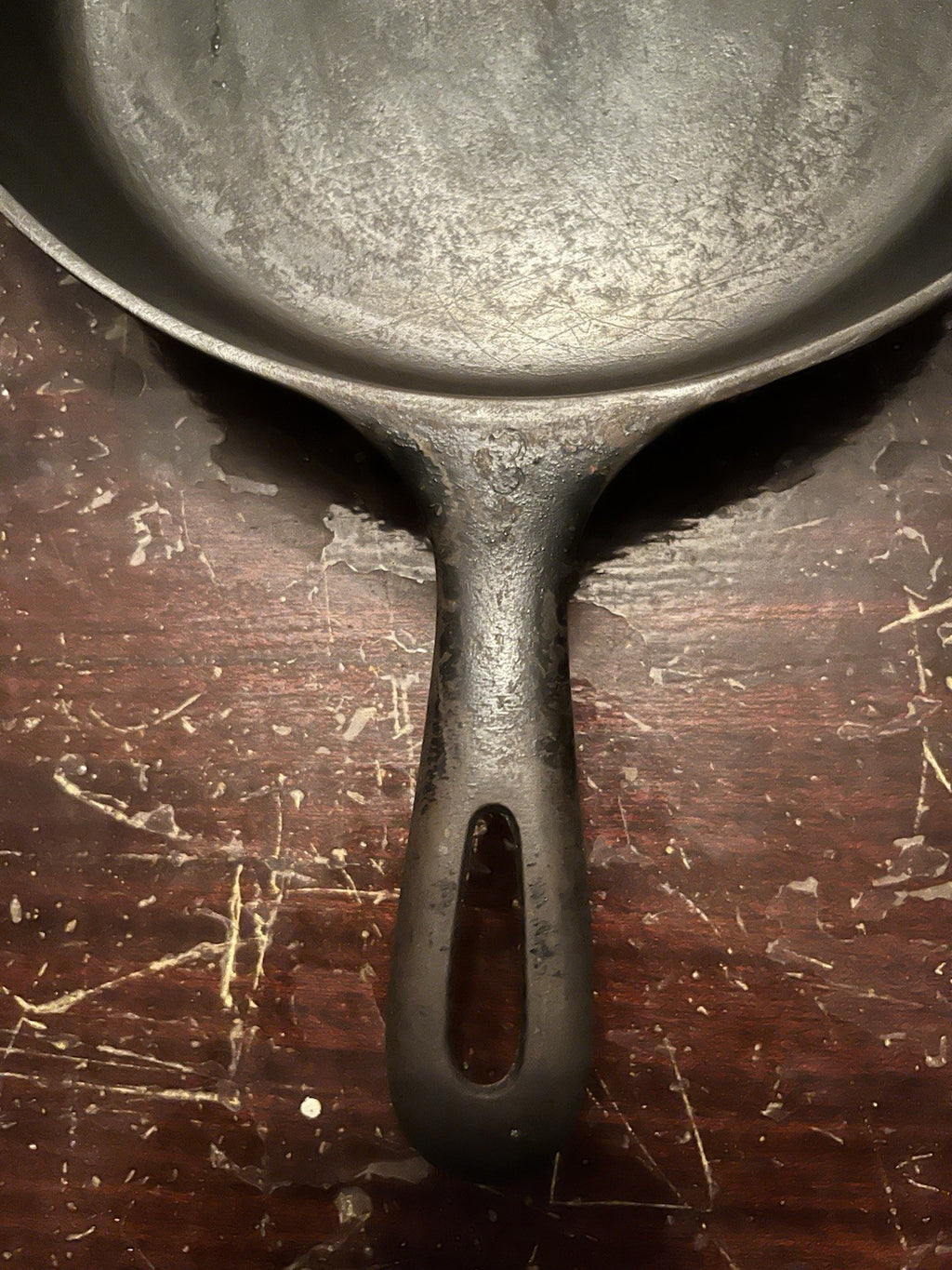 10 1/2” Vintage Skillet wit “C” Marked on Handle-Nice