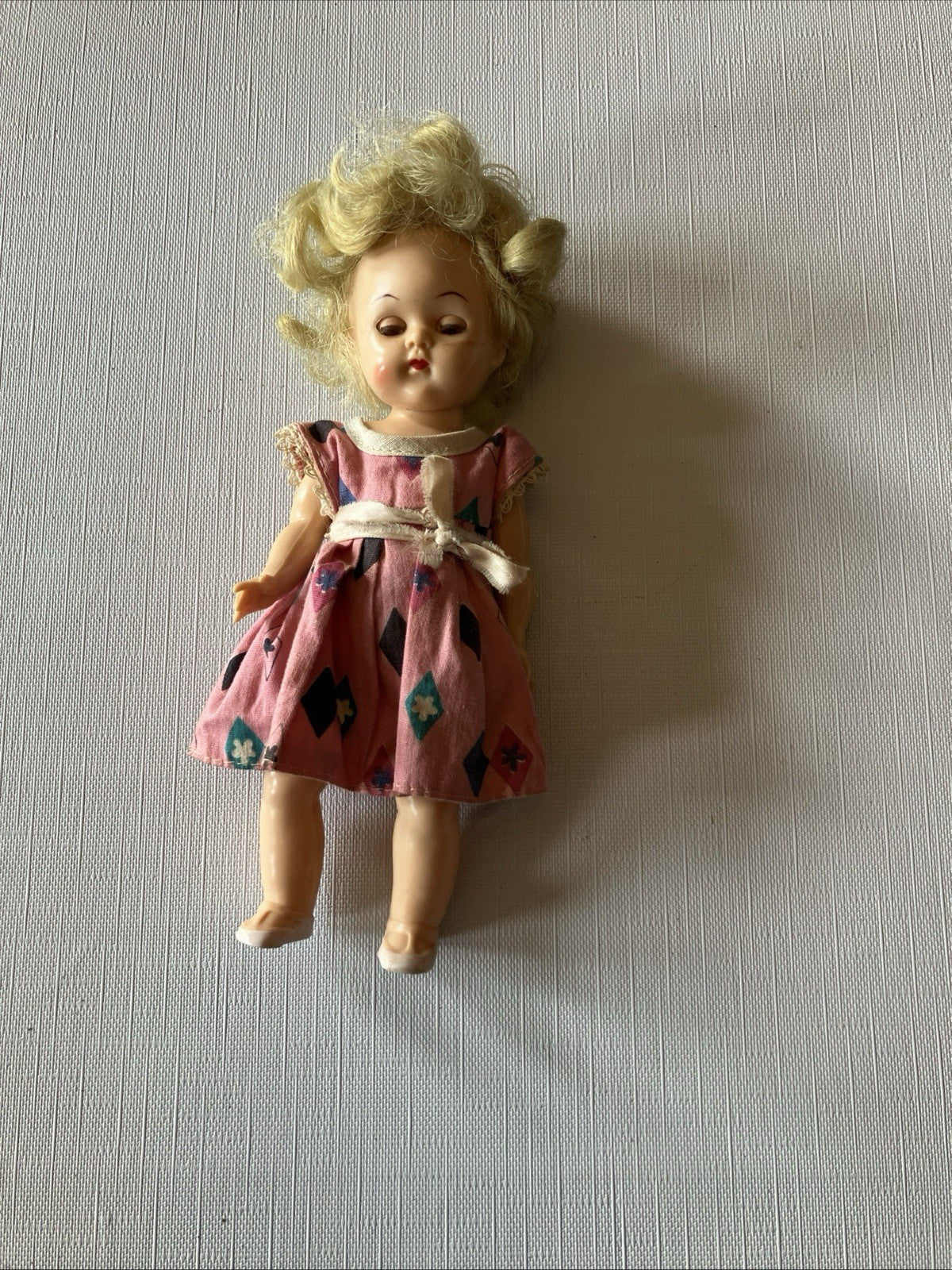 Vintage 8” Tall Winking Doll