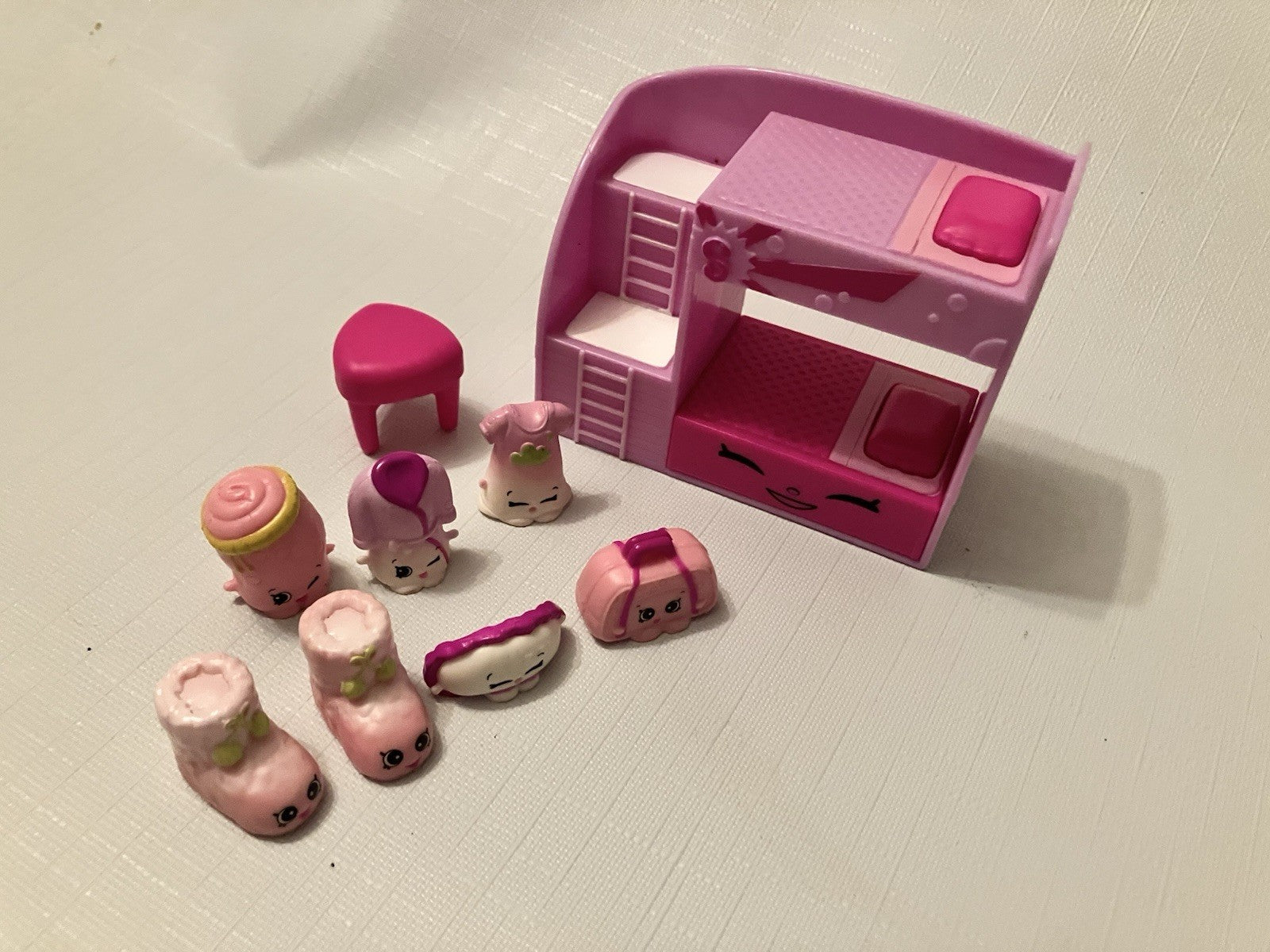 Shopkins Fashion Spree Slumber Fun Collection Super Cute EUC