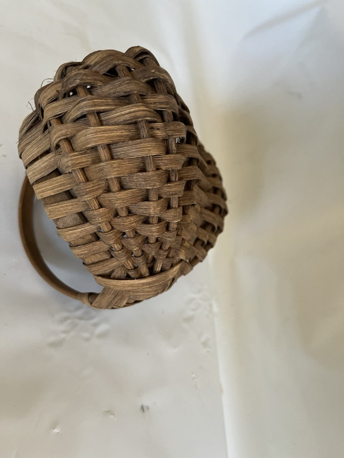 Vintage Small Buttocks Basket; 6x3” EVC