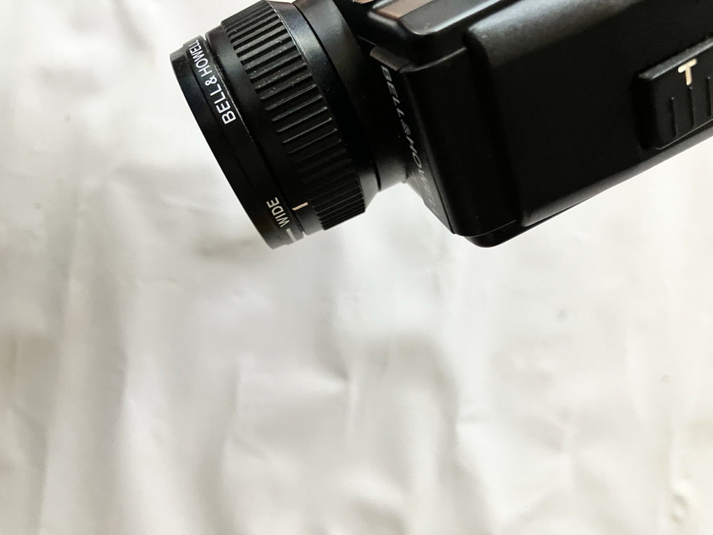 Vintage Black Bell & Howell T20 XL Super 8 Camera With Handle Attachment