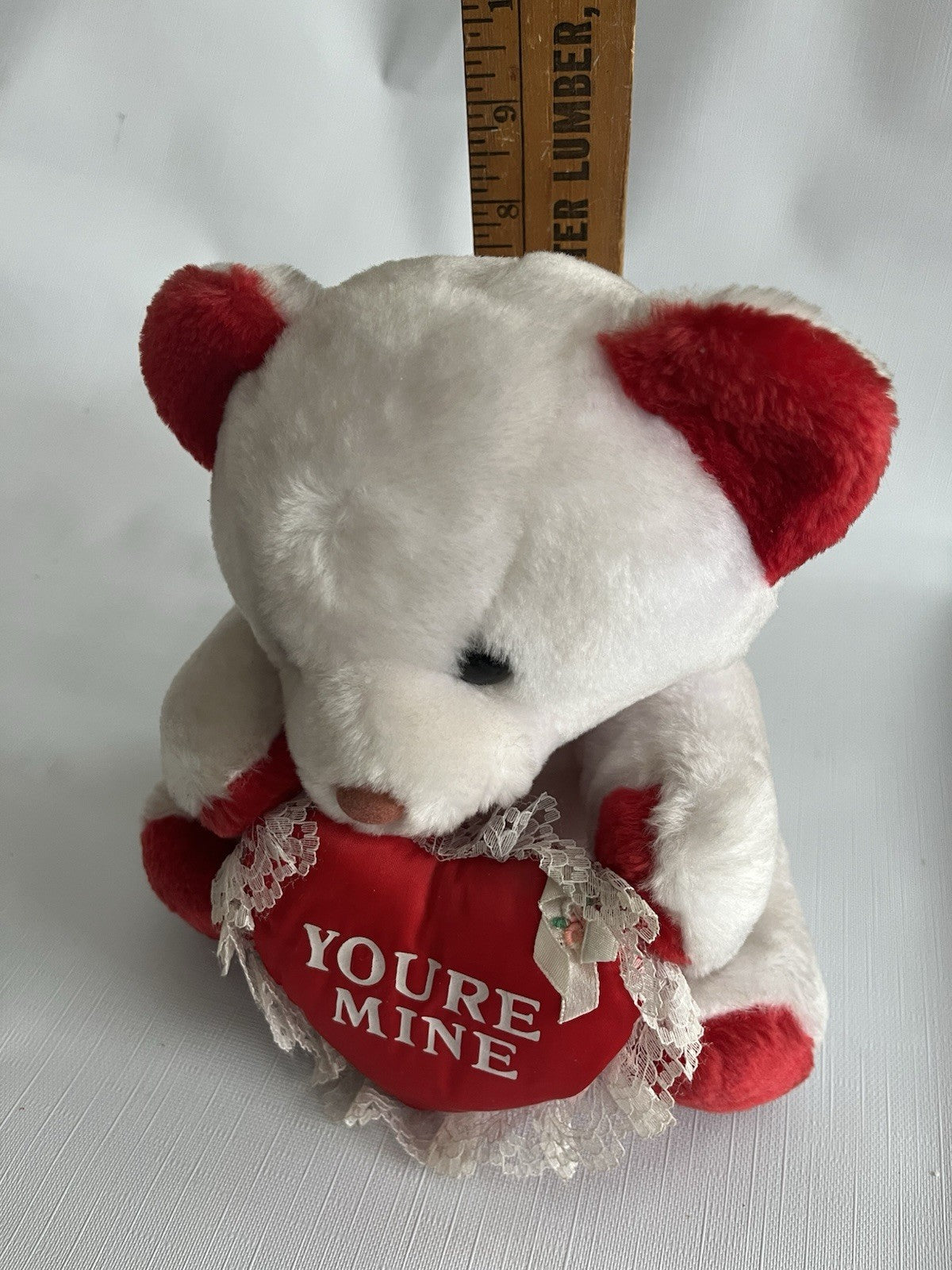 Vintage Lemonwood Asia Ltd. Valentines “You’re Mine” Heart Teddy Bear