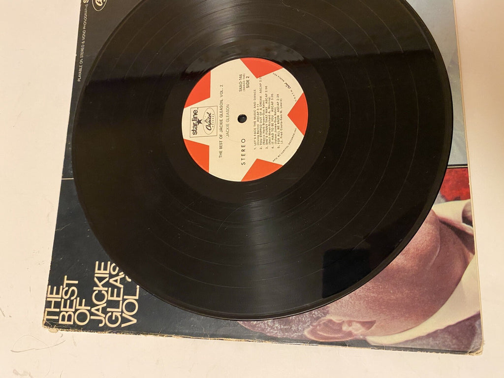 Lot of 2 Jackie Gleason Lps Vinyl Irving Berlin Music For Lovers/The Best Vol. 2