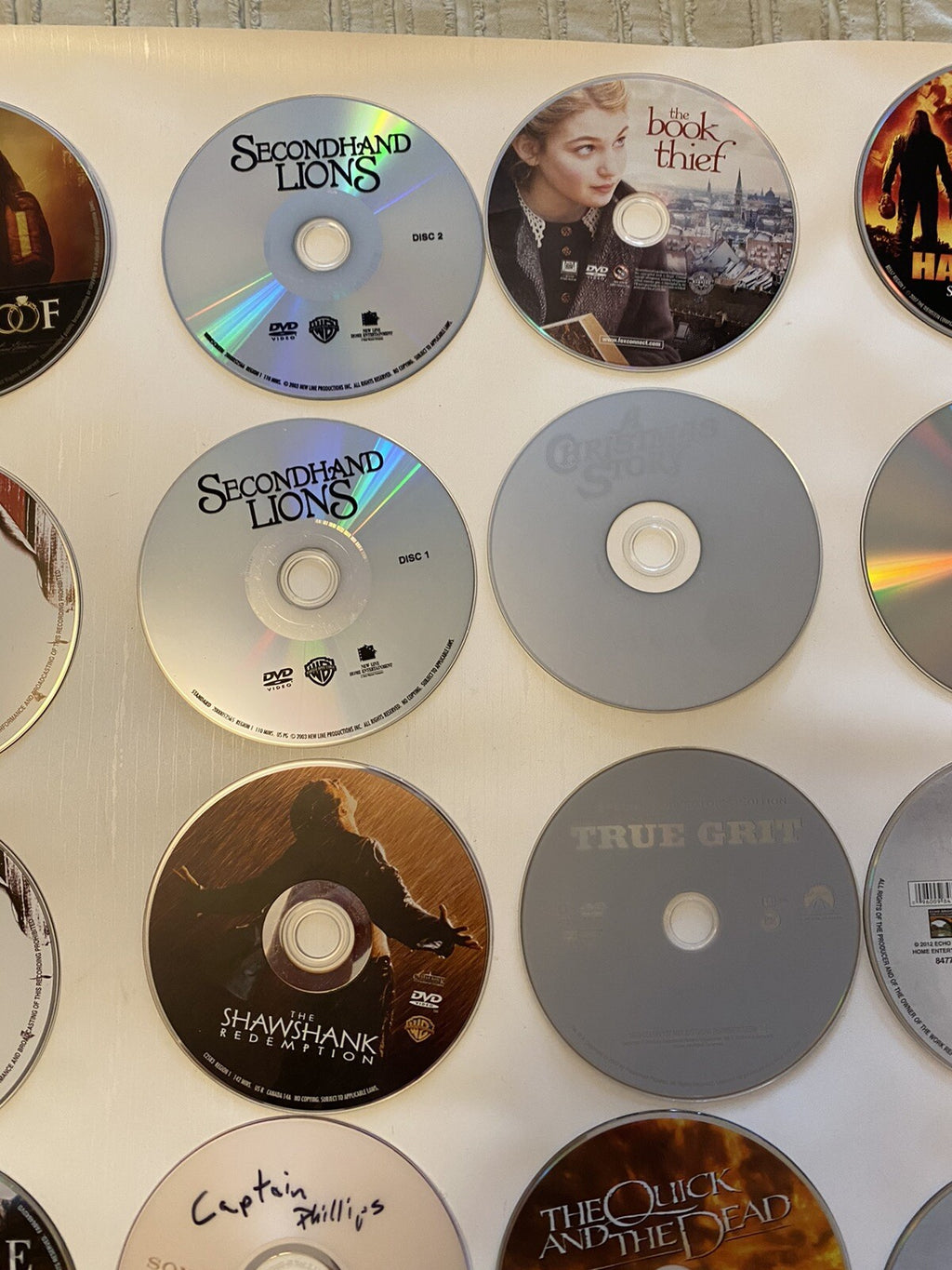 Lot of 49 DVDs Movies American Gangster/Open Range/Silence of the Lamb/Kiss The