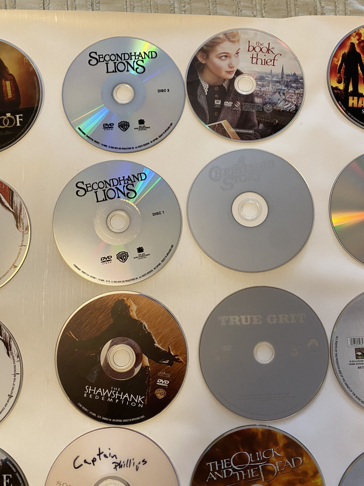 Lot of 49 DVDs Movies American Gangster/Open Range/Silence of the Lamb/Kiss The