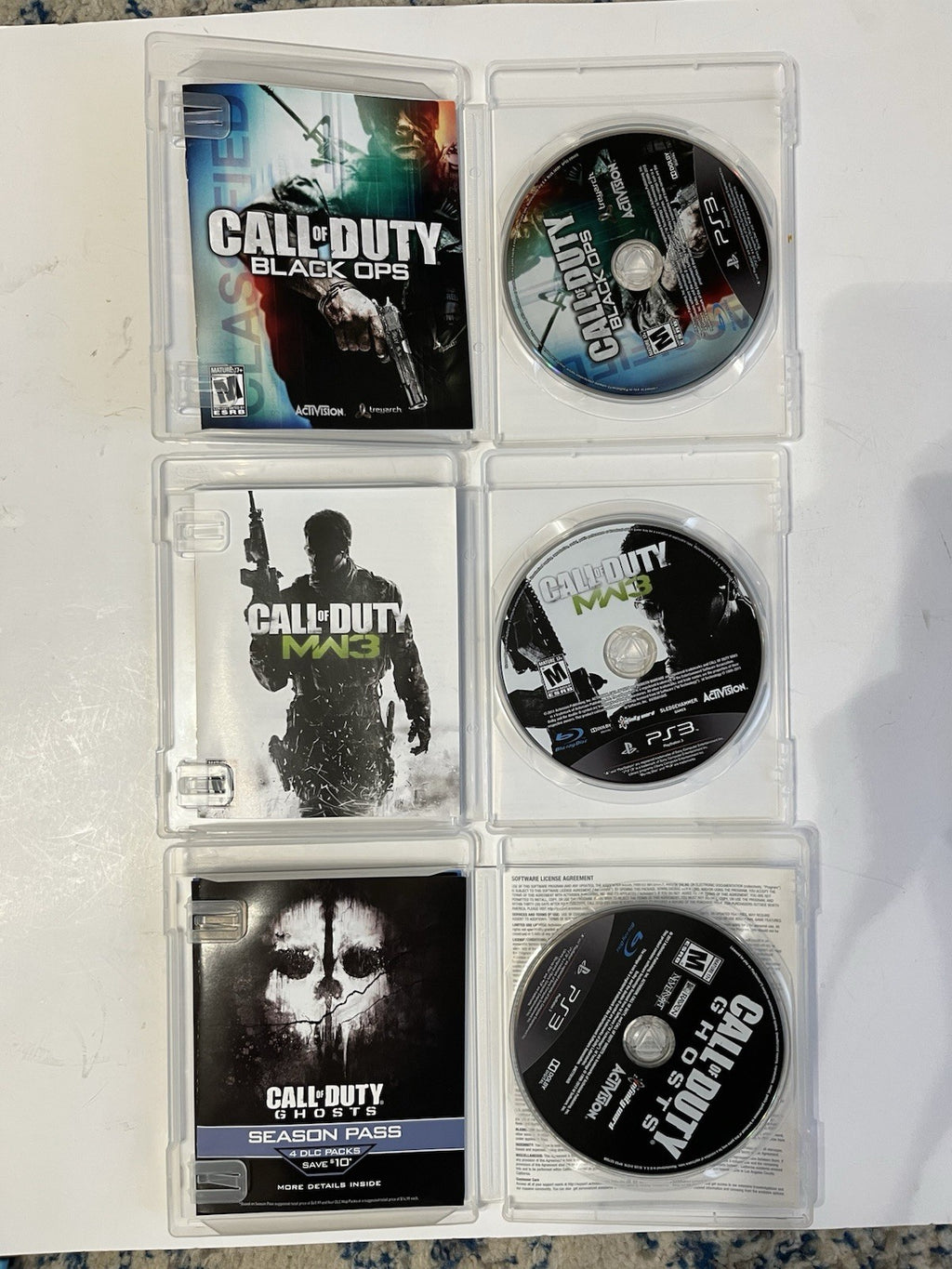 Lot of Playstation 3 games Call of Duty/ Micheal Jackson/Ufc