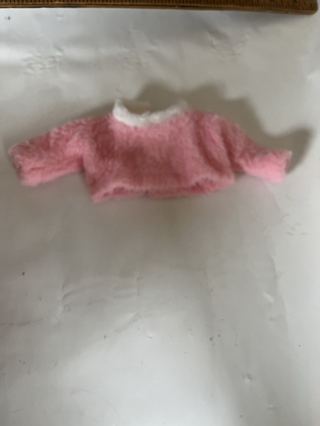 Vintage 1950s Vogue Doll Pink Sweater And Blanket 