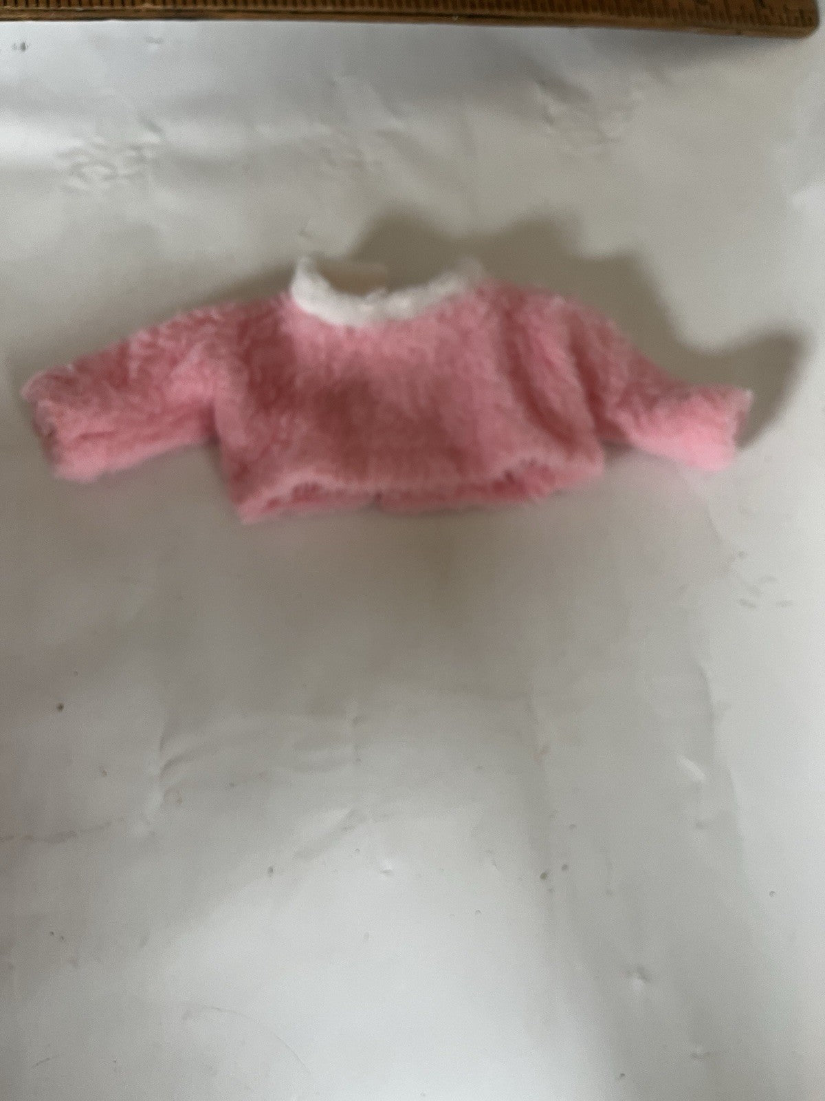 Vintage 1950s Vogue Doll Pink Sweater And Blanket 