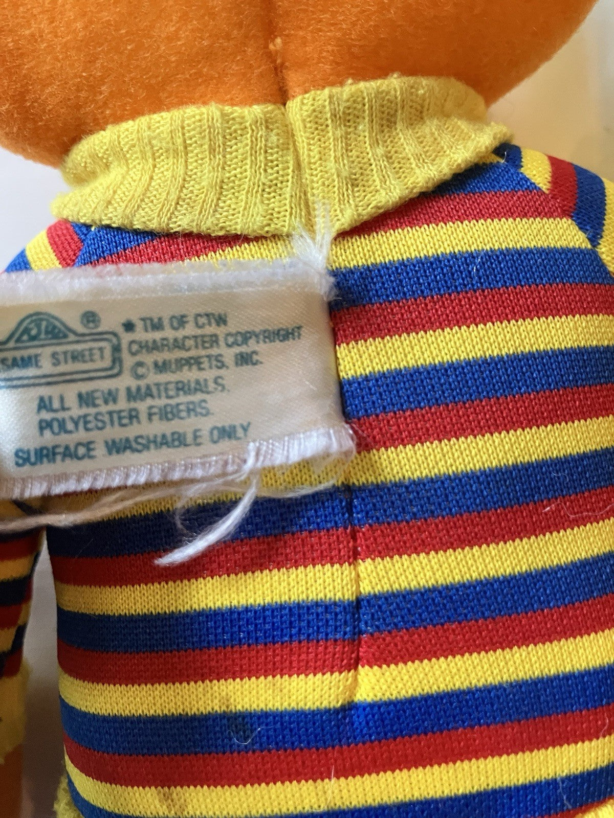 Vintage Sesame Street Bert, Ernie, Big Bird Hasbro Softies & Grouch Applause Ppt