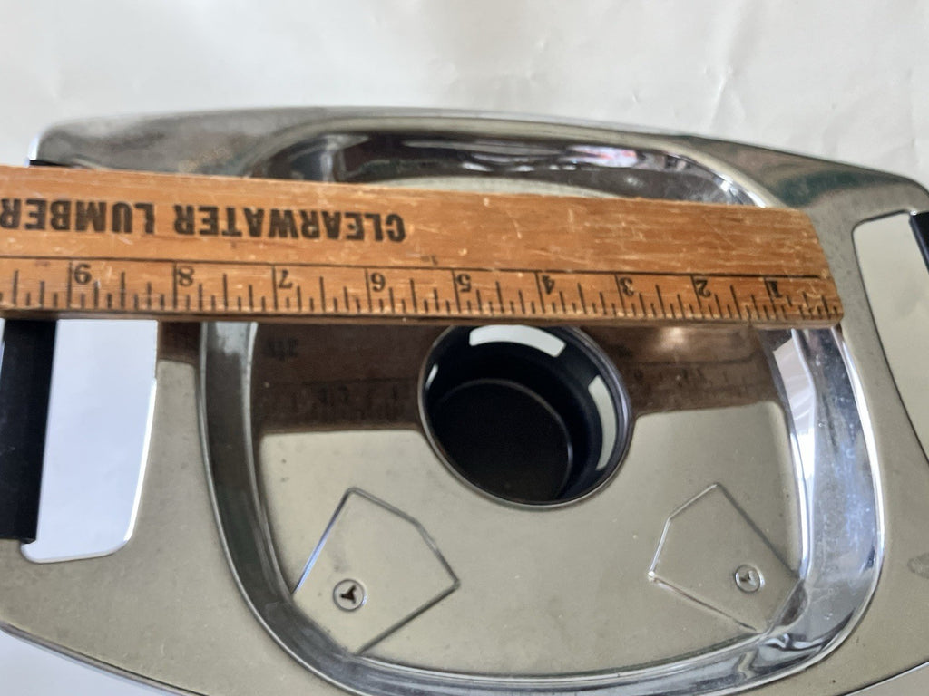 Vintage Double Handled Metal Casserole Warmer, Fits Single Stern-o, Four Footed