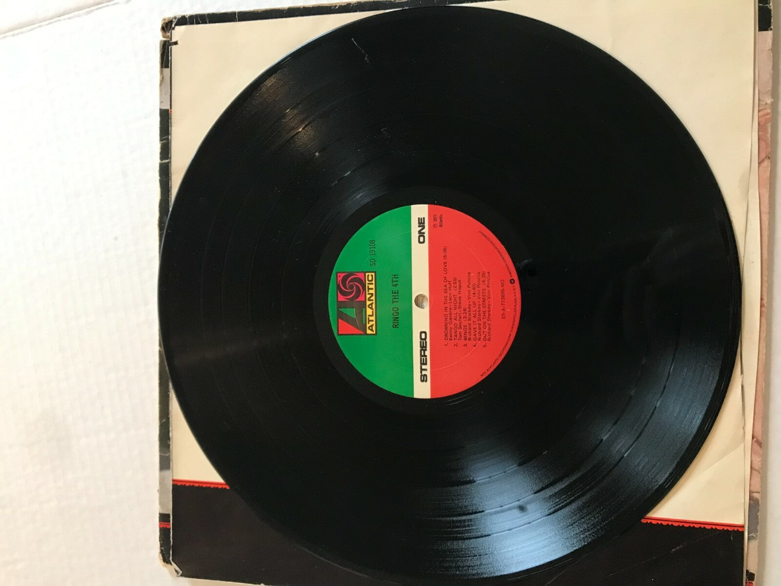 Ringo Starr Ringo The 4th 1977 NM/VG+ Custom Sleeve Atlantic SD 19108