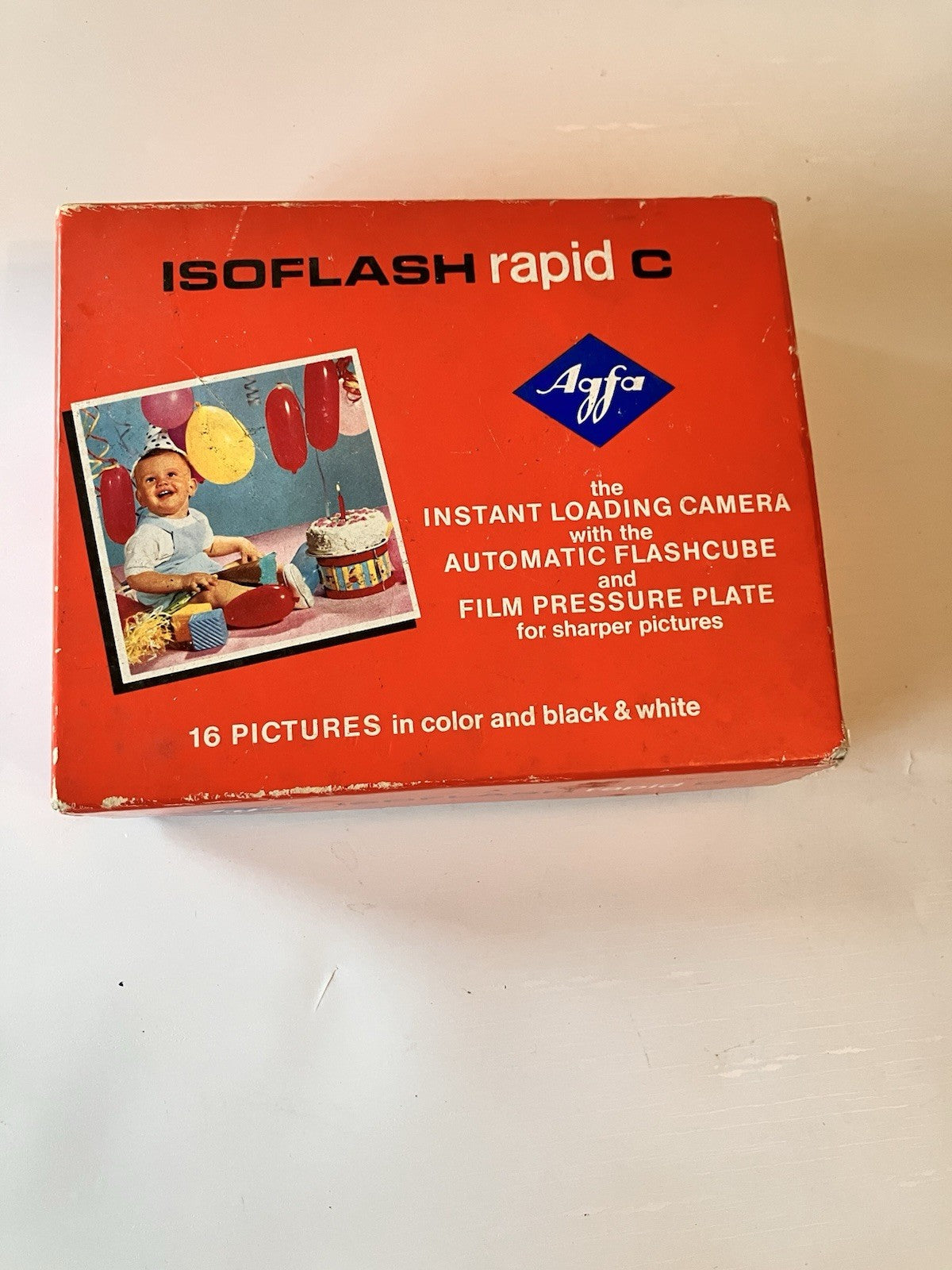 Vintage Agfa Isoflash Rapid C Instant Loading Camera with Box, Flashcube & More