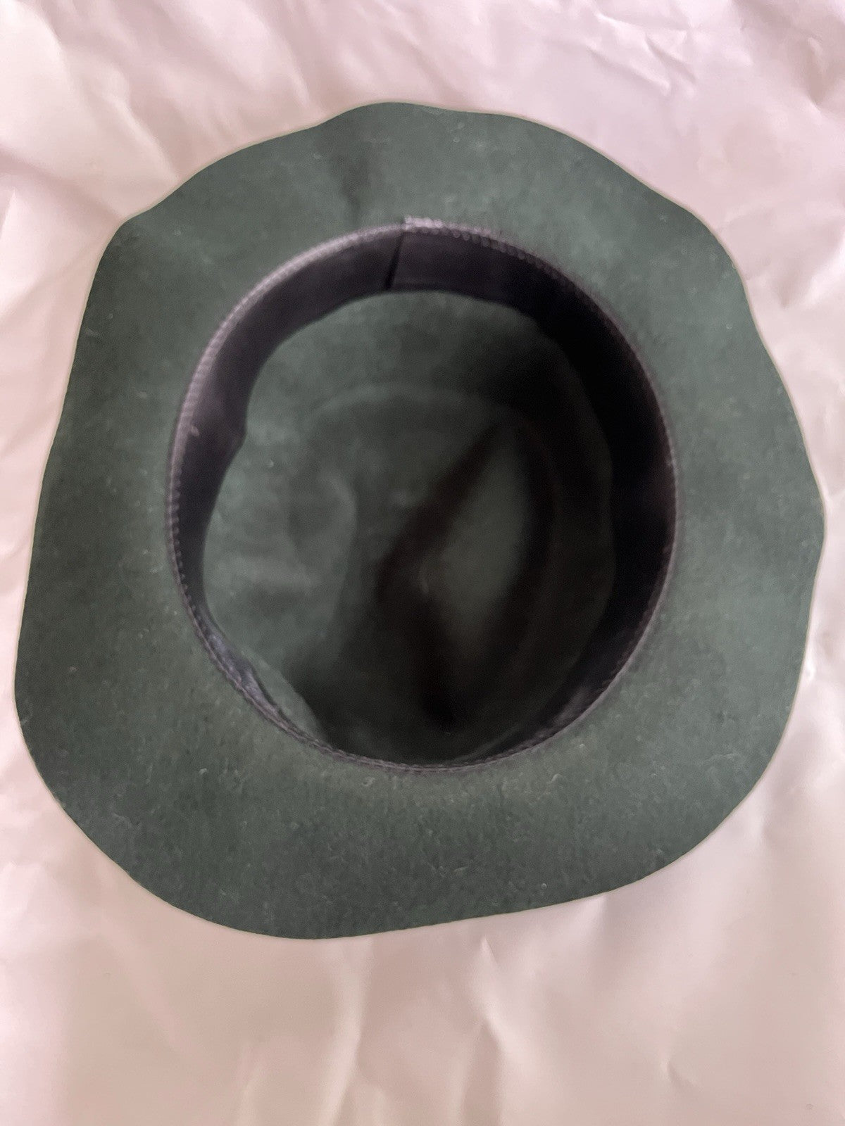 Vintage Effanem 100% Wool Forest Green Hat