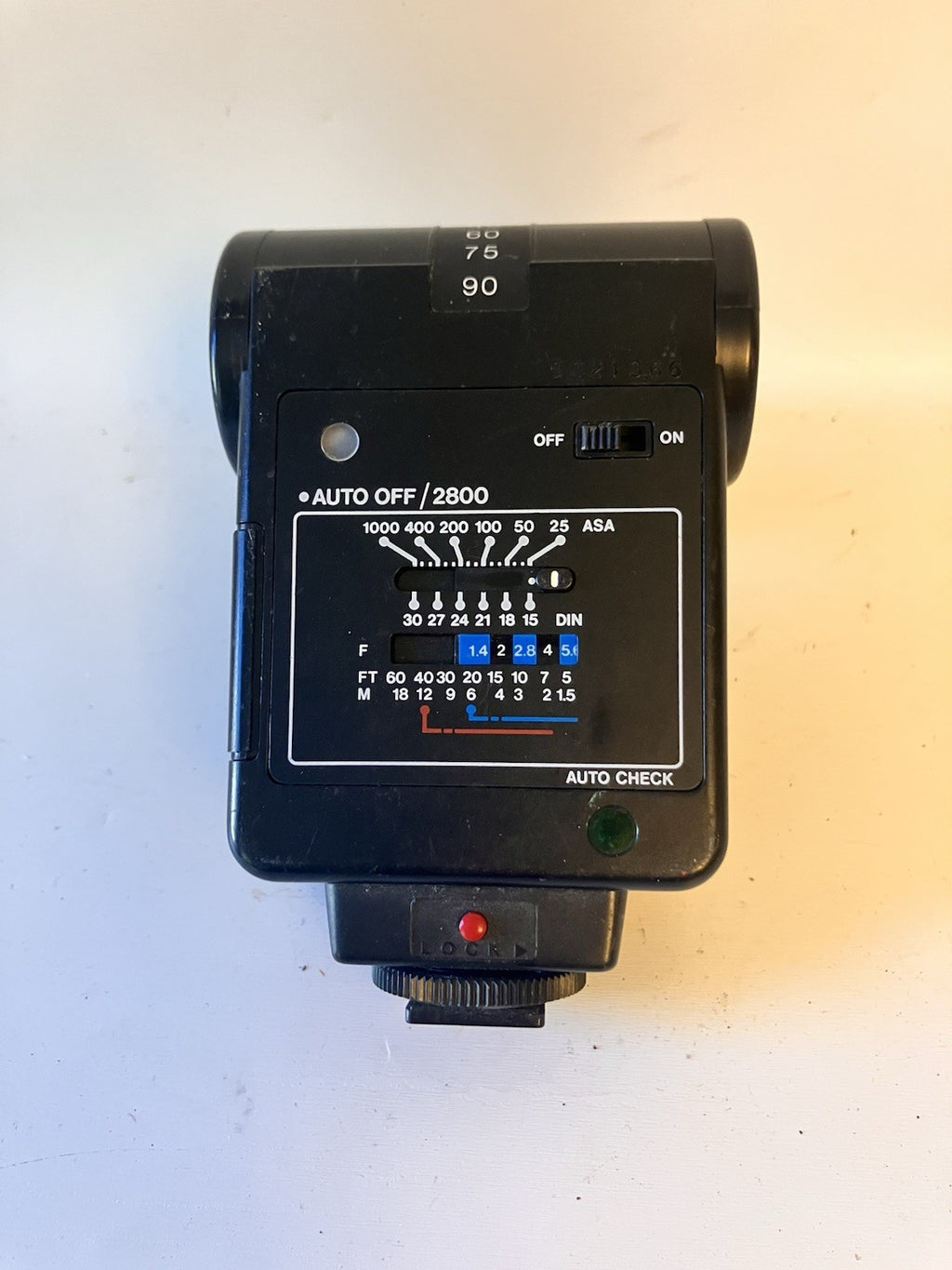 Vintage Vivitar Auto Thyristor 2800 Shoe Mount Flash Accessory