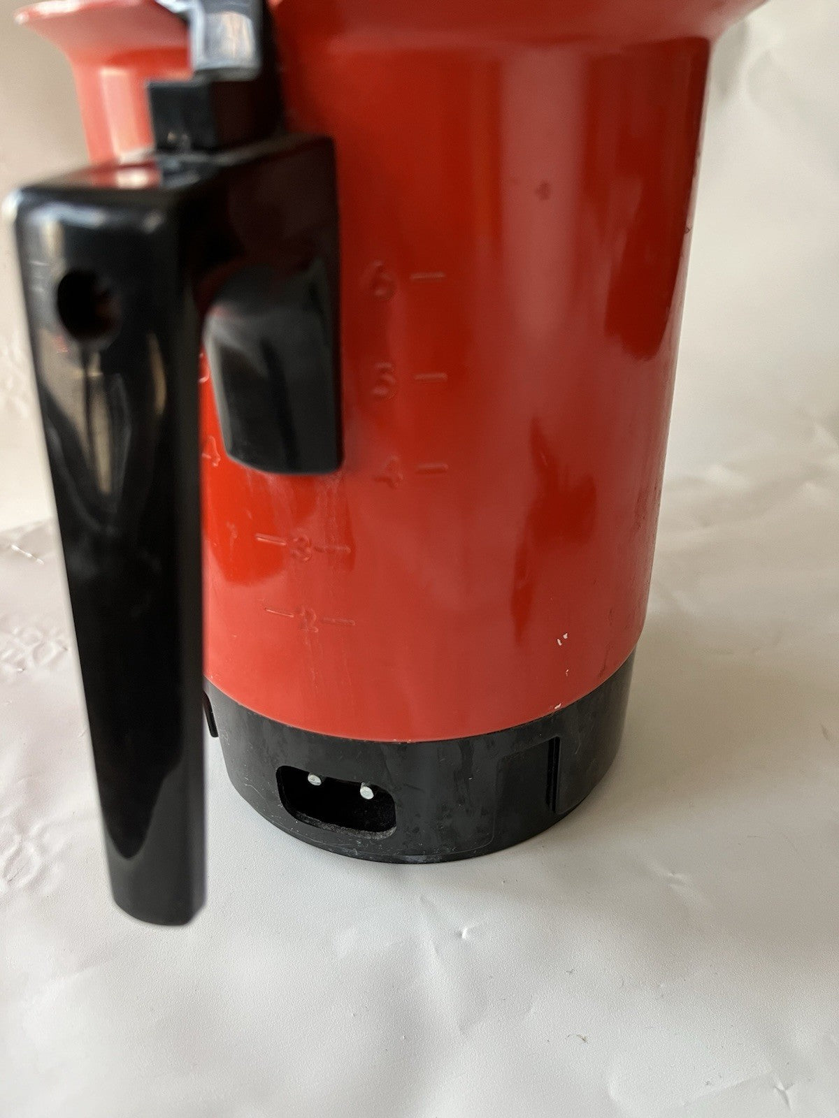 Vtg West Bend Instant Hot Pot 36 oz Retro Red Orange Electric Tea Kettle - Works