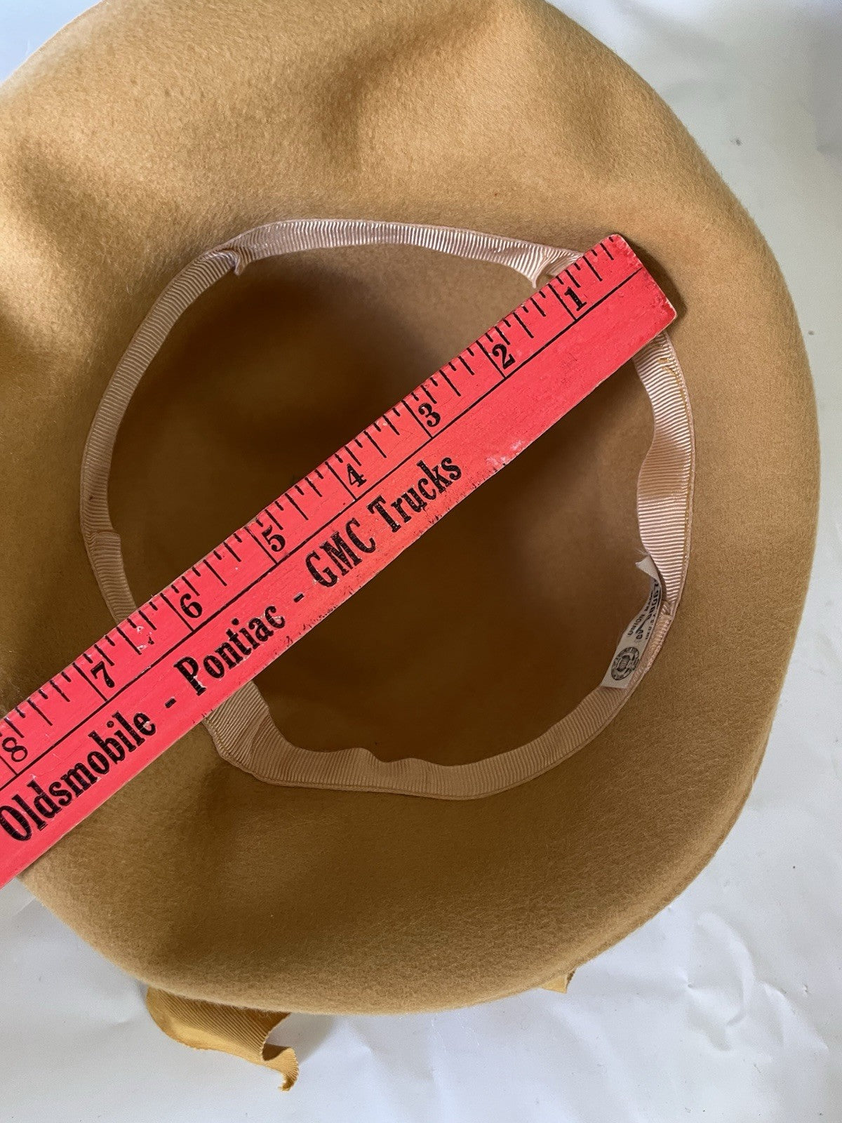 Vintage NECO 100% Wool Mustard Yellow Women’s Bucket Hat Union Made