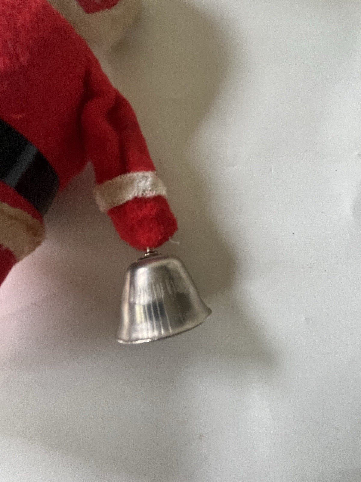 Vintage MCM 1950/60’s Mechanical Santa Claus Alps 6.5" Tall, Blue Eyes. Works!