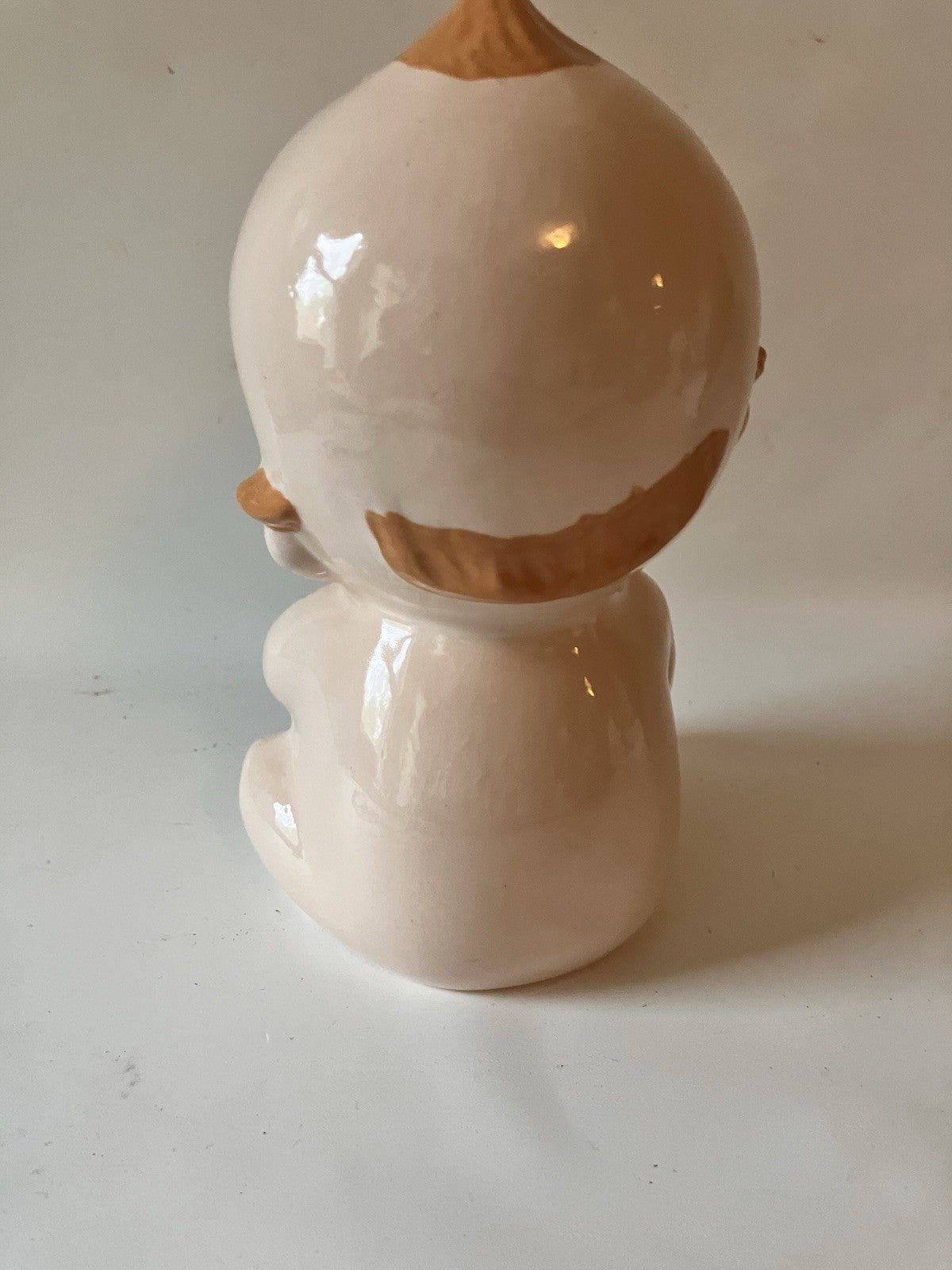 Vintage Baby 6” Tall Ceramic Figurine