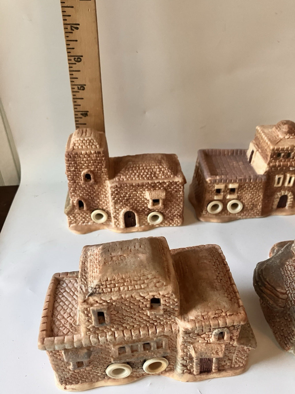 Vintage Ceramic Little Town Of Bethlehem’s Nativity Scene With Original Box