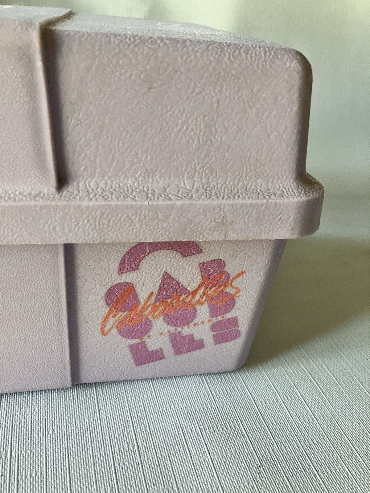 Vintage Caboodle Vanity Travel Case Make Up, Lavender-Purple