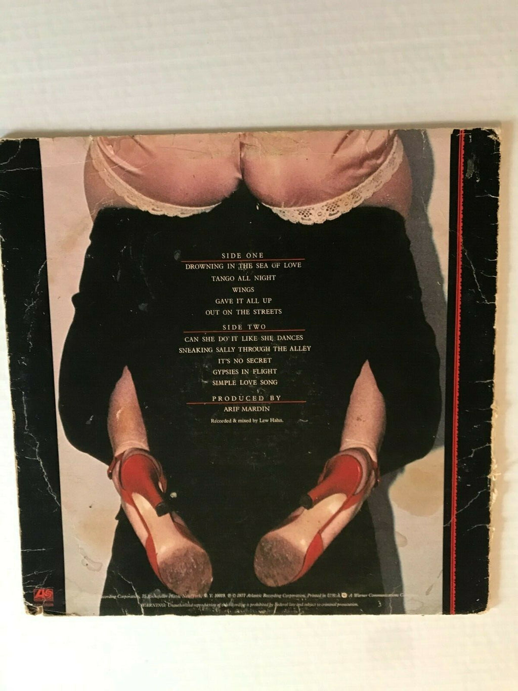 Ringo Starr Ringo The 4th 1977 NM/VG+ Custom Sleeve Atlantic SD 19108