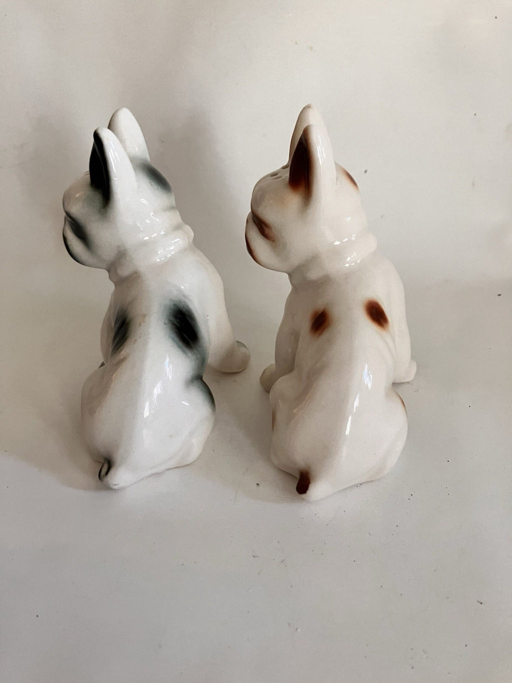 Vintage 1960s Lot Of 2 Bull Dog/Dogs Salt And Pepper Shaker Sets. EVC!