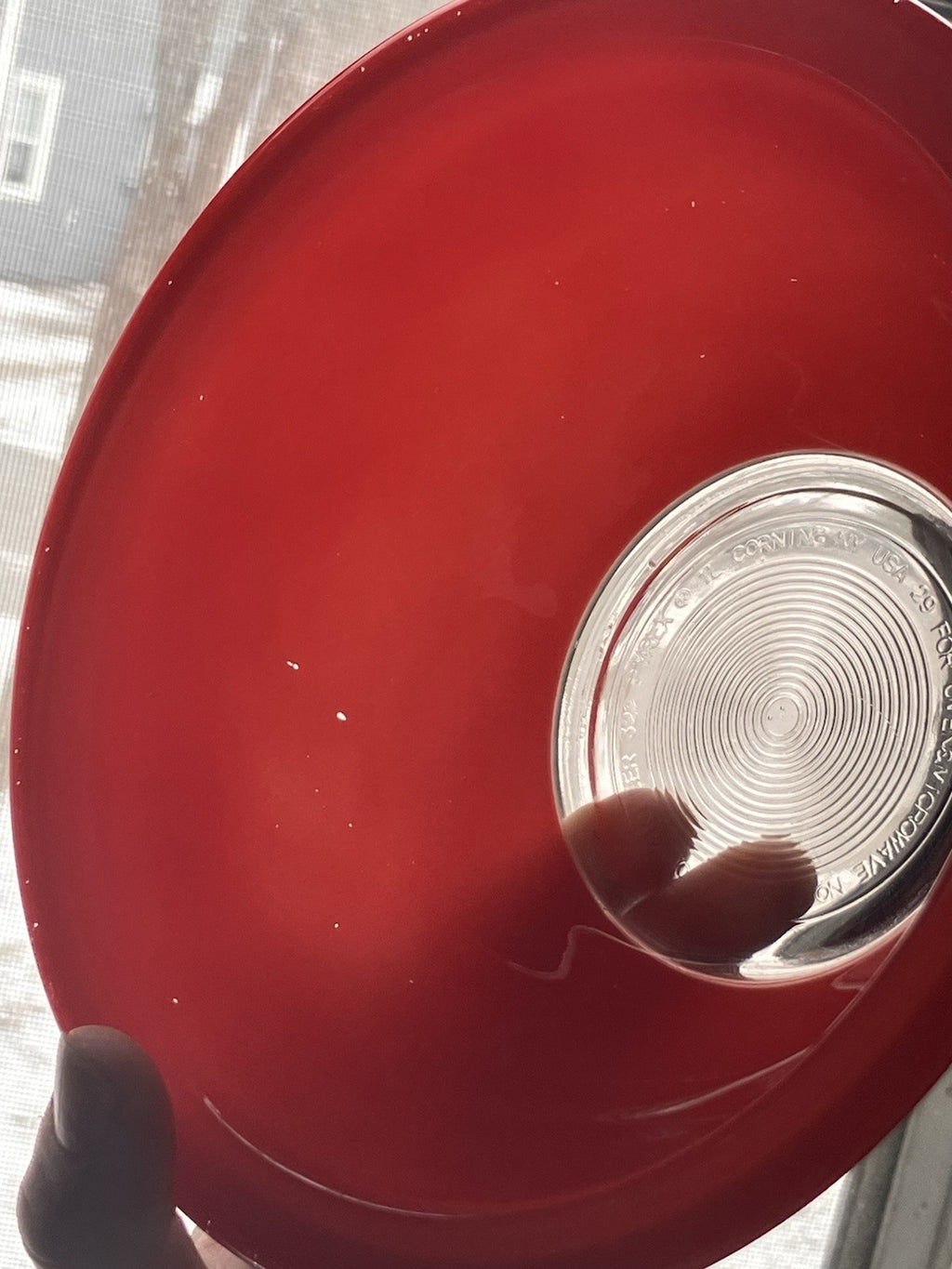 Vintage PYREX Primary/Clear Bottom Bowls-2.5 L; 1 L Blue And Red 1980s