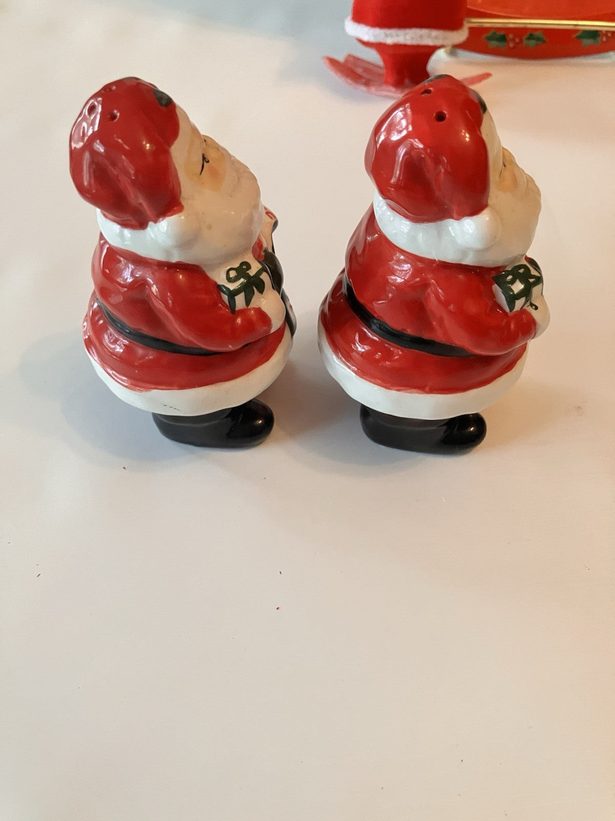 Vintage Santa Christmas Lot, Shakers, Ornaments, Elves, EVC!