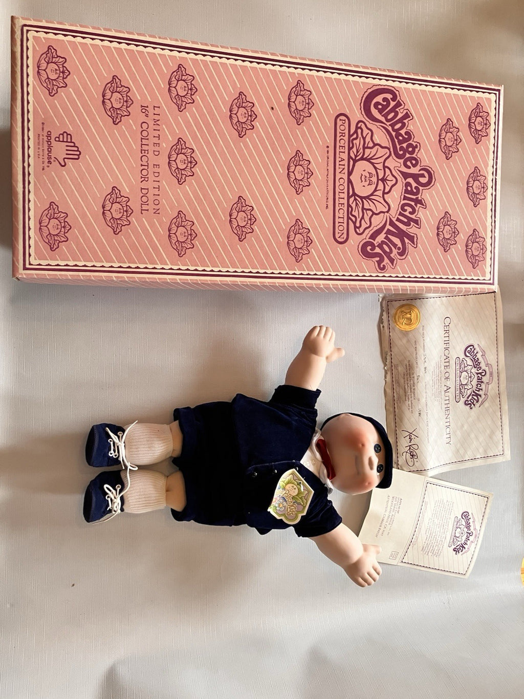 1984 Collectors Item Cabbage Patch Kids Jeffrey Nicholas Porcelain Doll #4884
