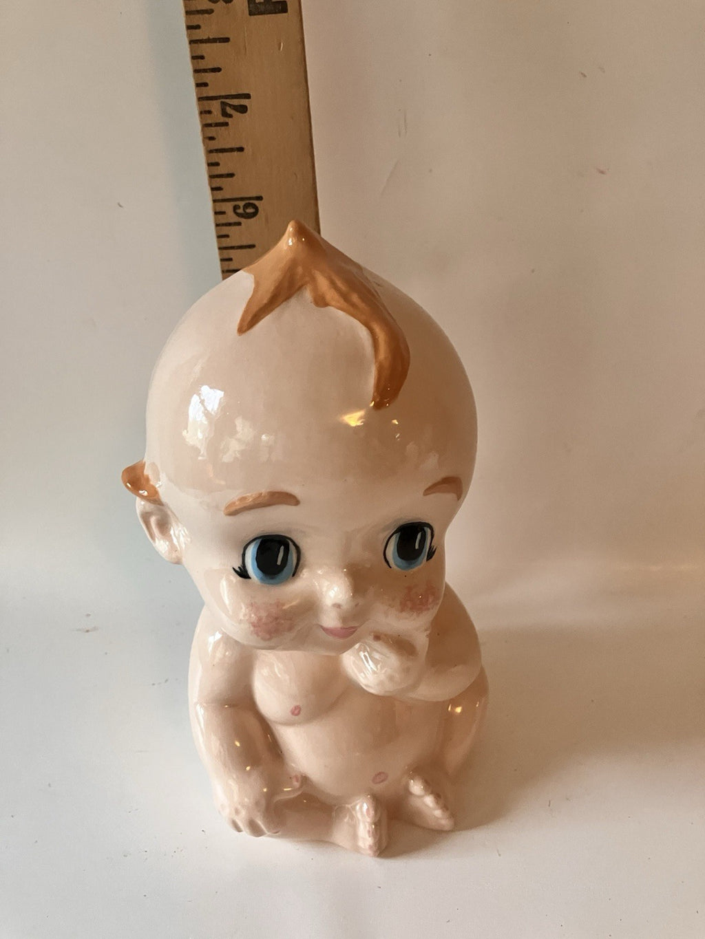 Vintage Baby 6” Tall Ceramic Figurine