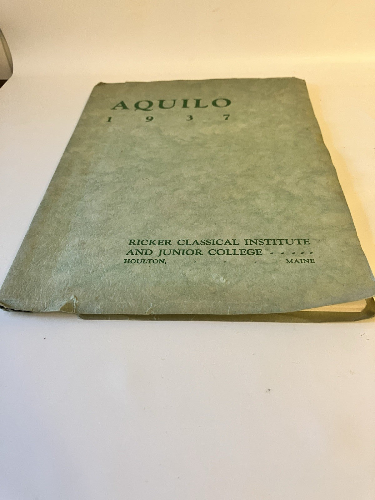 1937 Aquilo Ricker Classical Institute And Jr. College Yearbook Houlton, ME