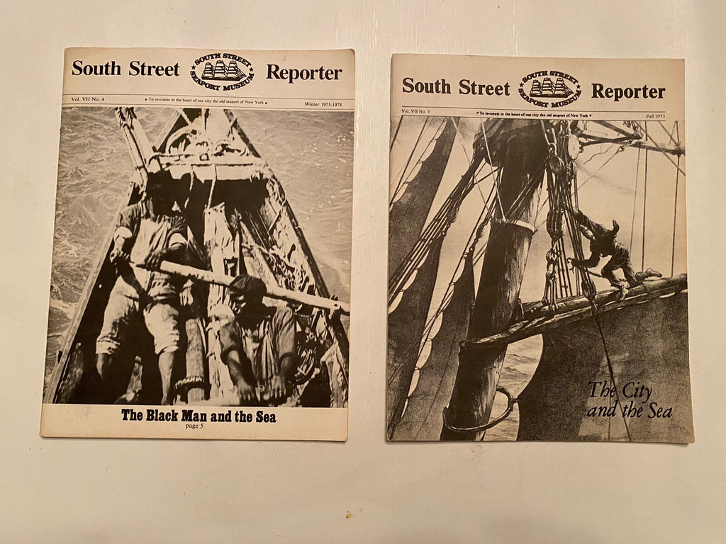Lot of 2 South Street Reporter Magazine Fall 1973/Winter 1973-74