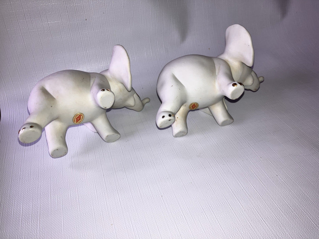 Vintage/ MCM Ceramic ArtMart Grey And Gold Pair EVC