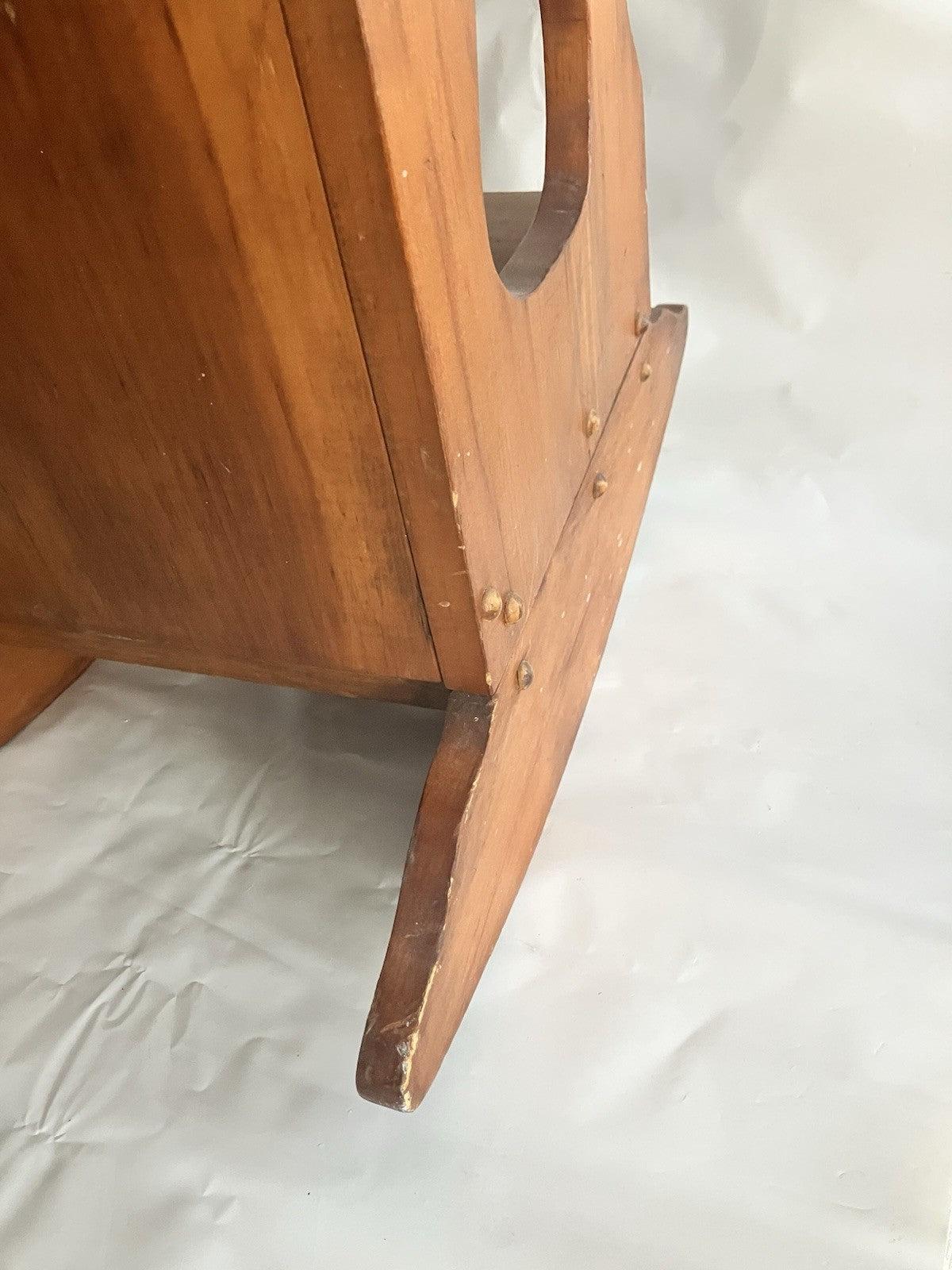 Vintage Wooden Child’s Rocking Chair, 24” Tall