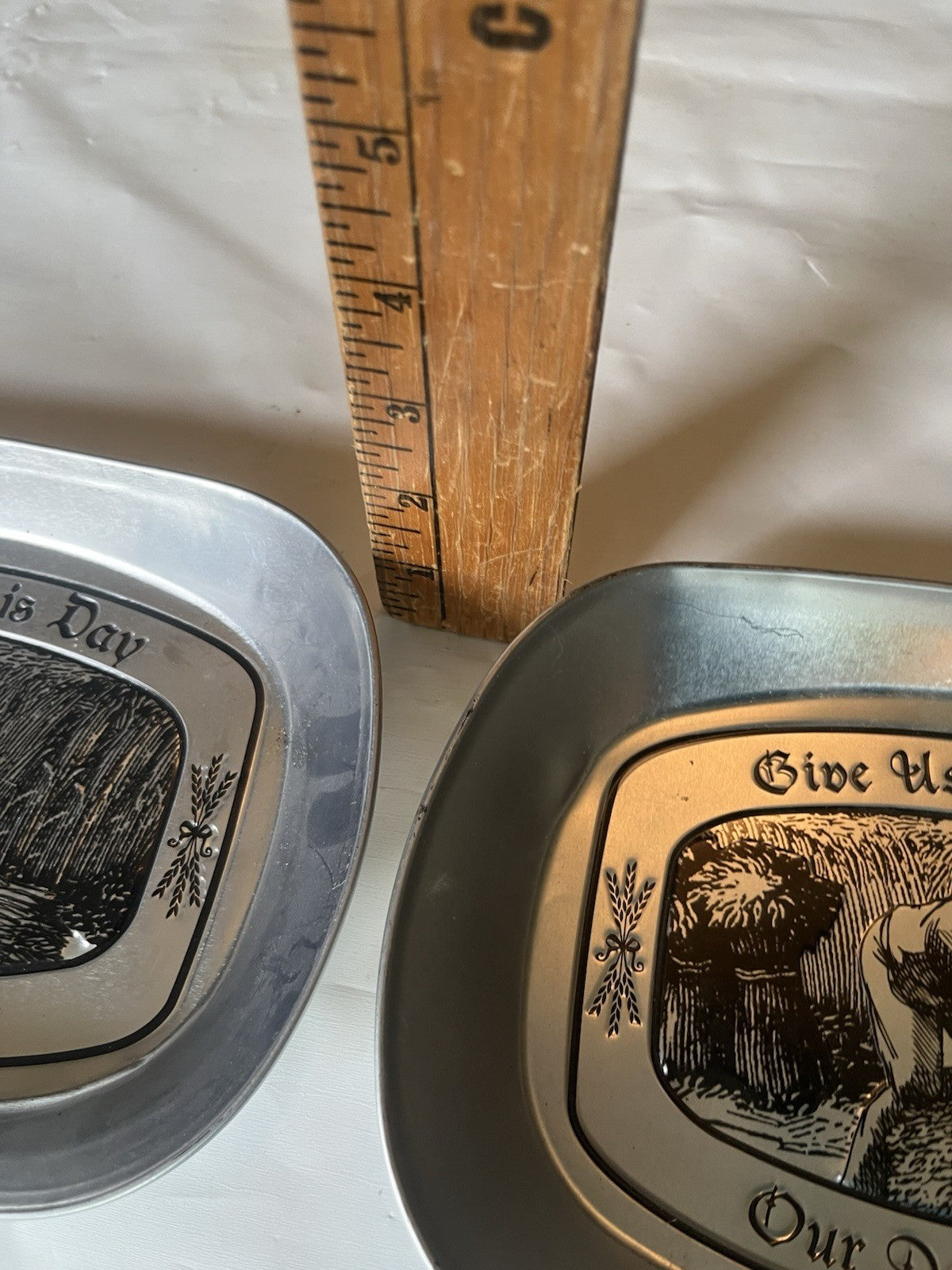 “Give Us This Day” Aluminum Trays (2)