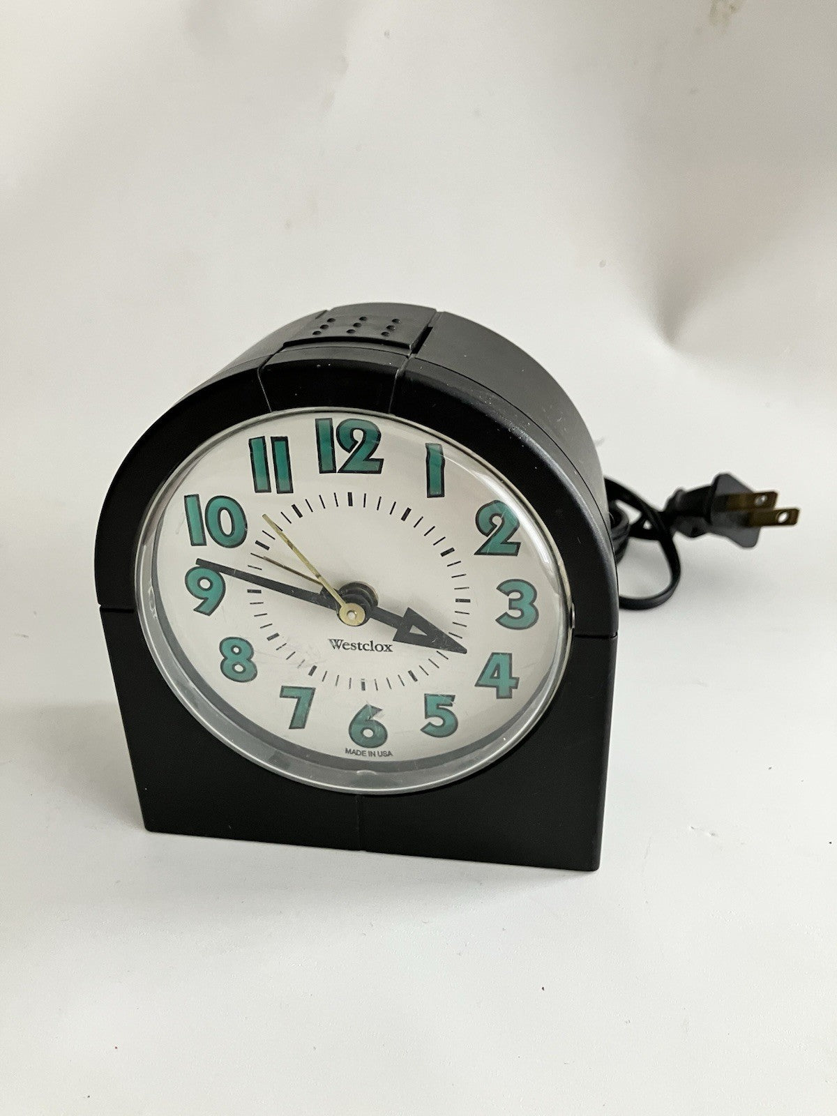 1997 Westclox Bedside Alarm Clock; Electric Plug In