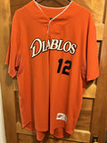 Intensity Athletics Orange Diablos Jersey “12” Size Large Adult