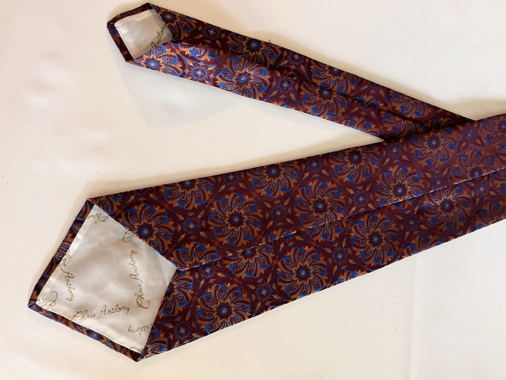Vintage 1960’s Lot Of 7 Ties; Wide And Skinny Ties, Bow tie Clip On
