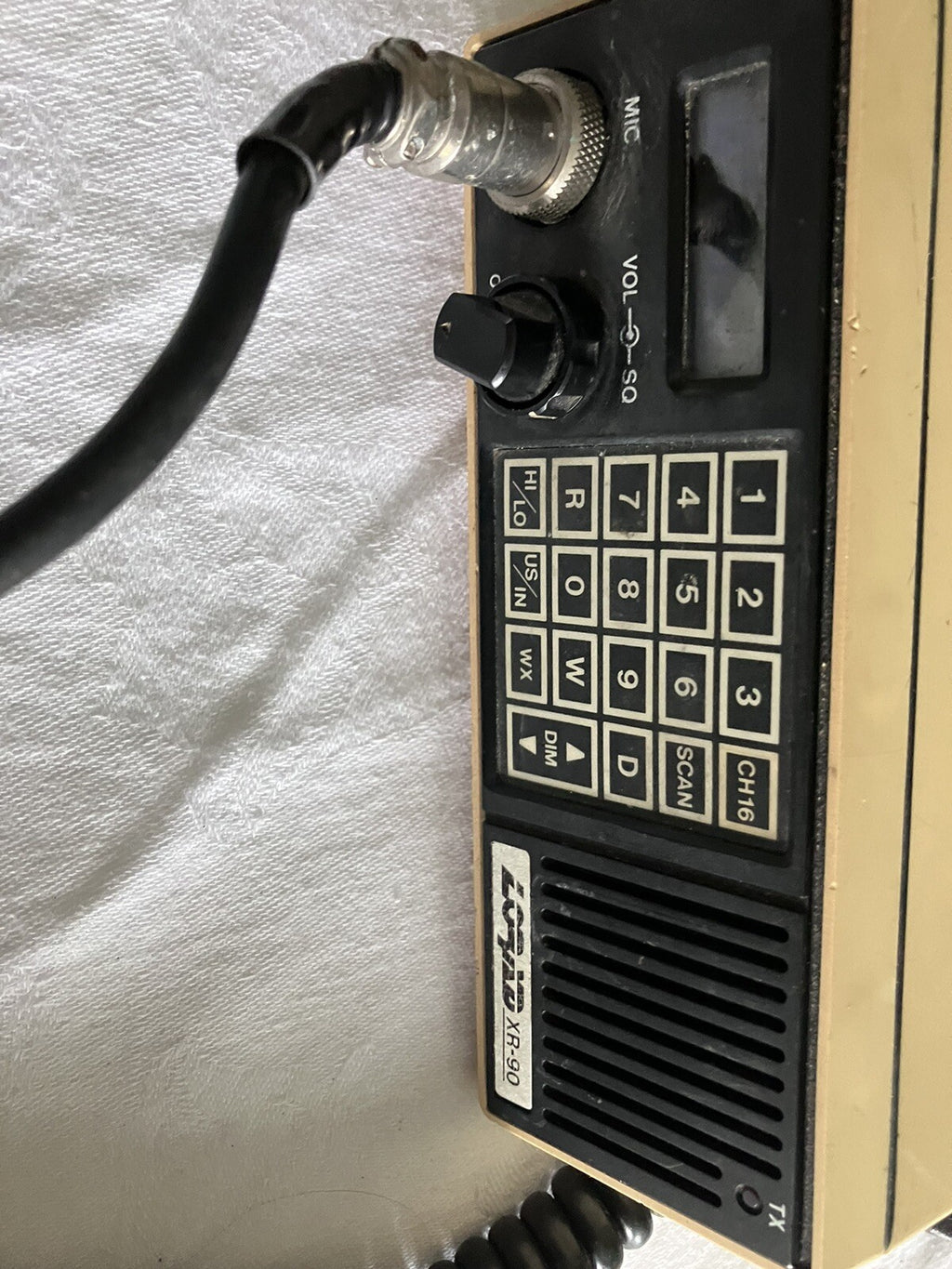 Lorad XR-90 VHF Marine Radio With Microphone, Ship To Shore Radio