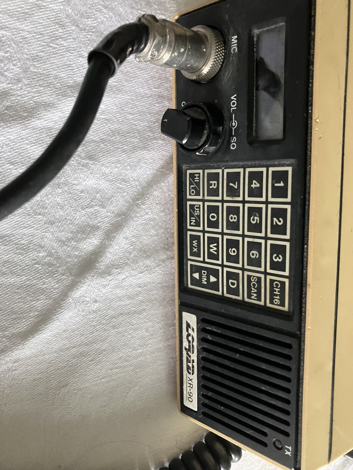 Lorad XR-90 VHF Marine Radio With Microphone, Ship To Shore Radio